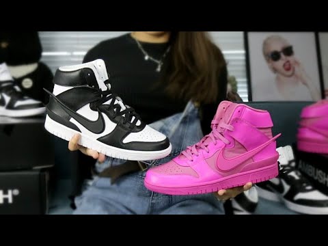 Nike Dunk High Ambush Black White