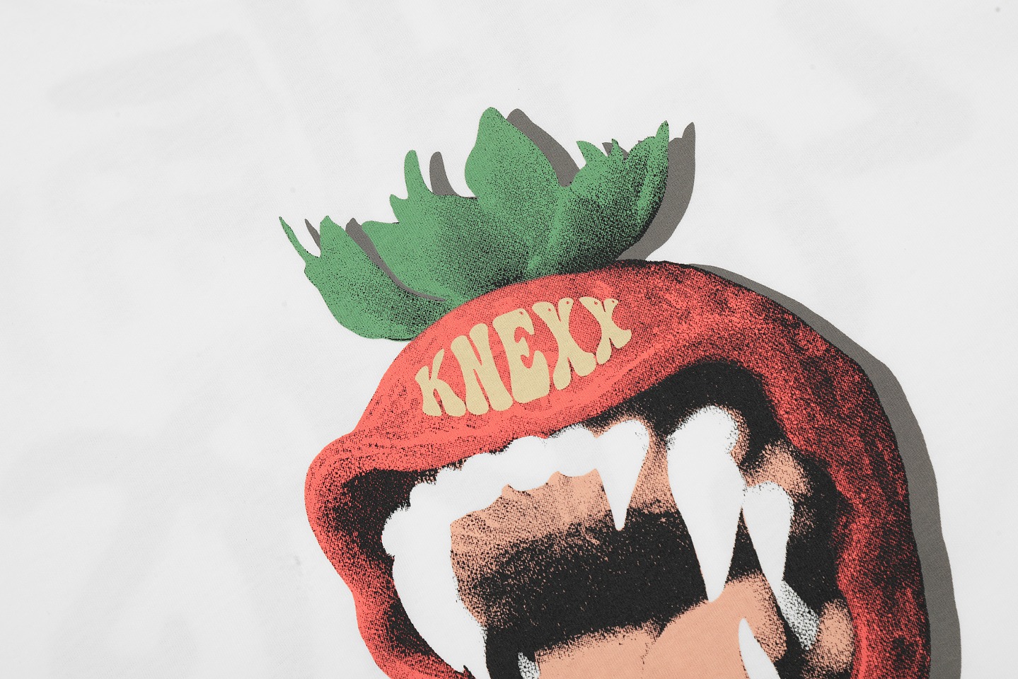 Gallery Dep Big teeth funny printing short sleeves