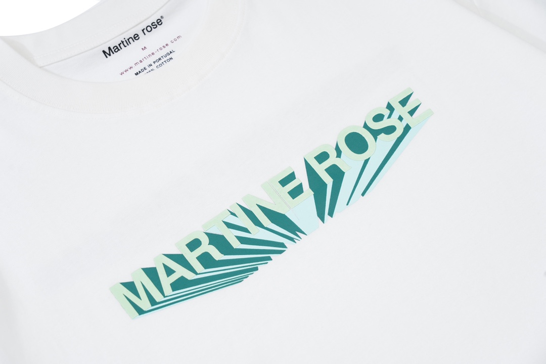 M@RTINE ROSE slogan LOGO letter printed short-sleeved T-shirt