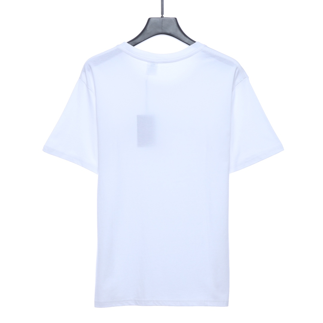 NOAH cross print letter short sleeve