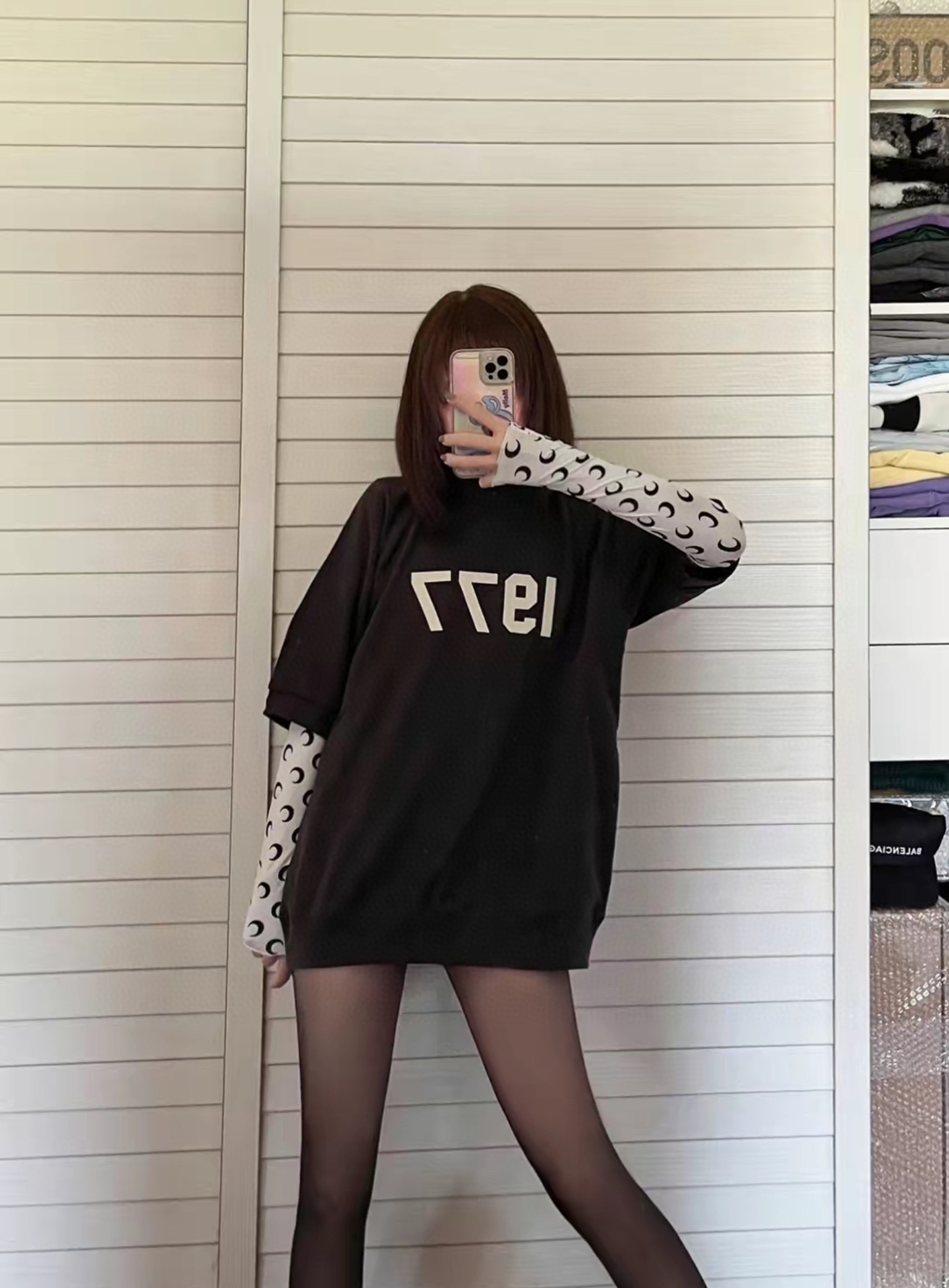 Essentials 1977 series flocking short sleeves