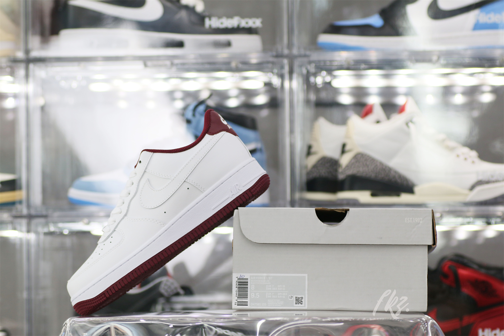 Nike Air Force 1 Low ’07 White Dark Beetroot