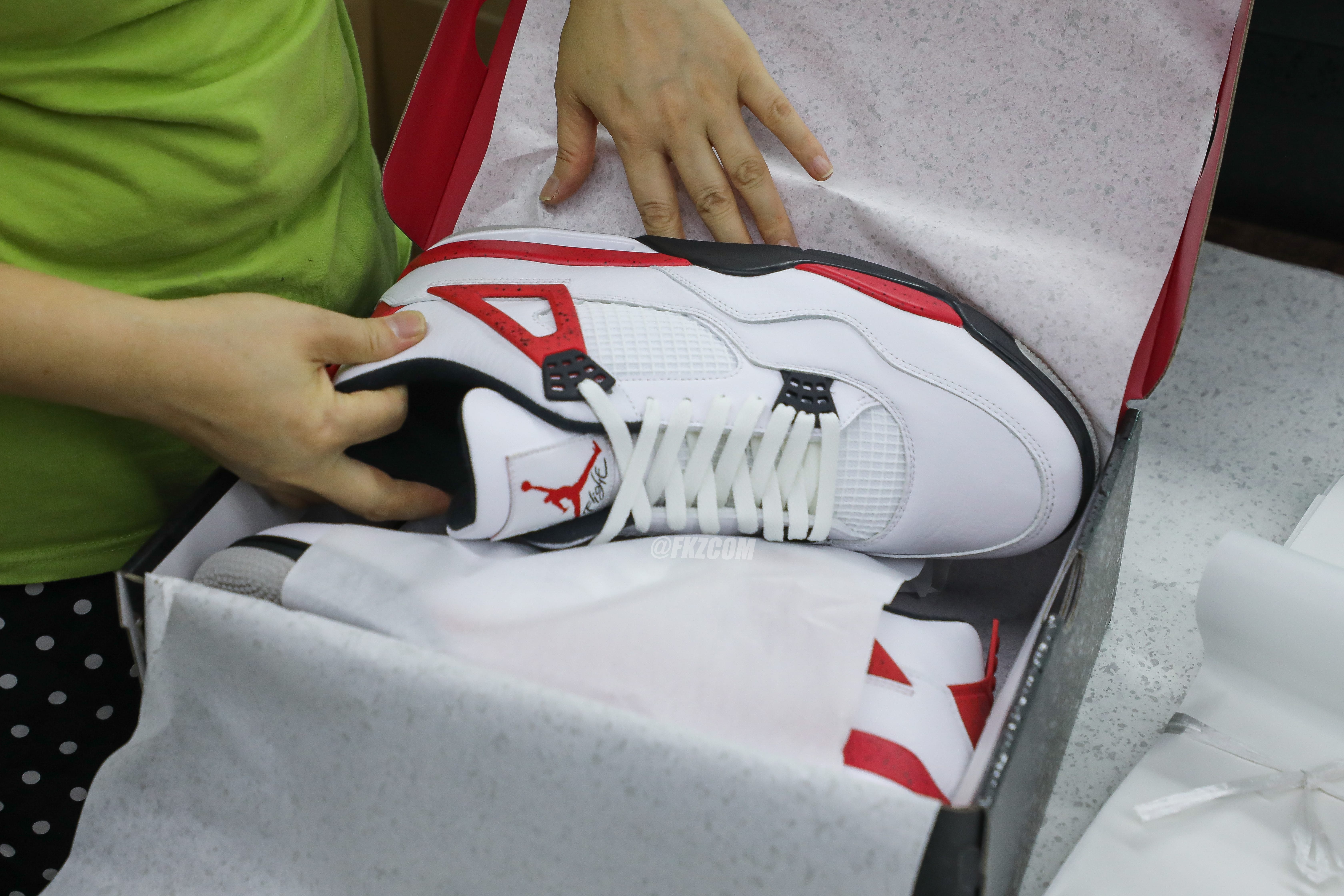 Air Jordan 4 Red Cement 2023 (LN5 A1 Batch)
