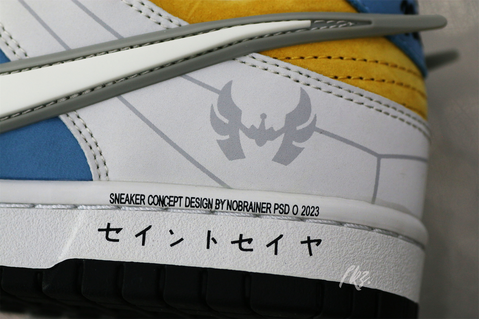 Nike SB Dunk Low & Athena Sail Blun White Grey