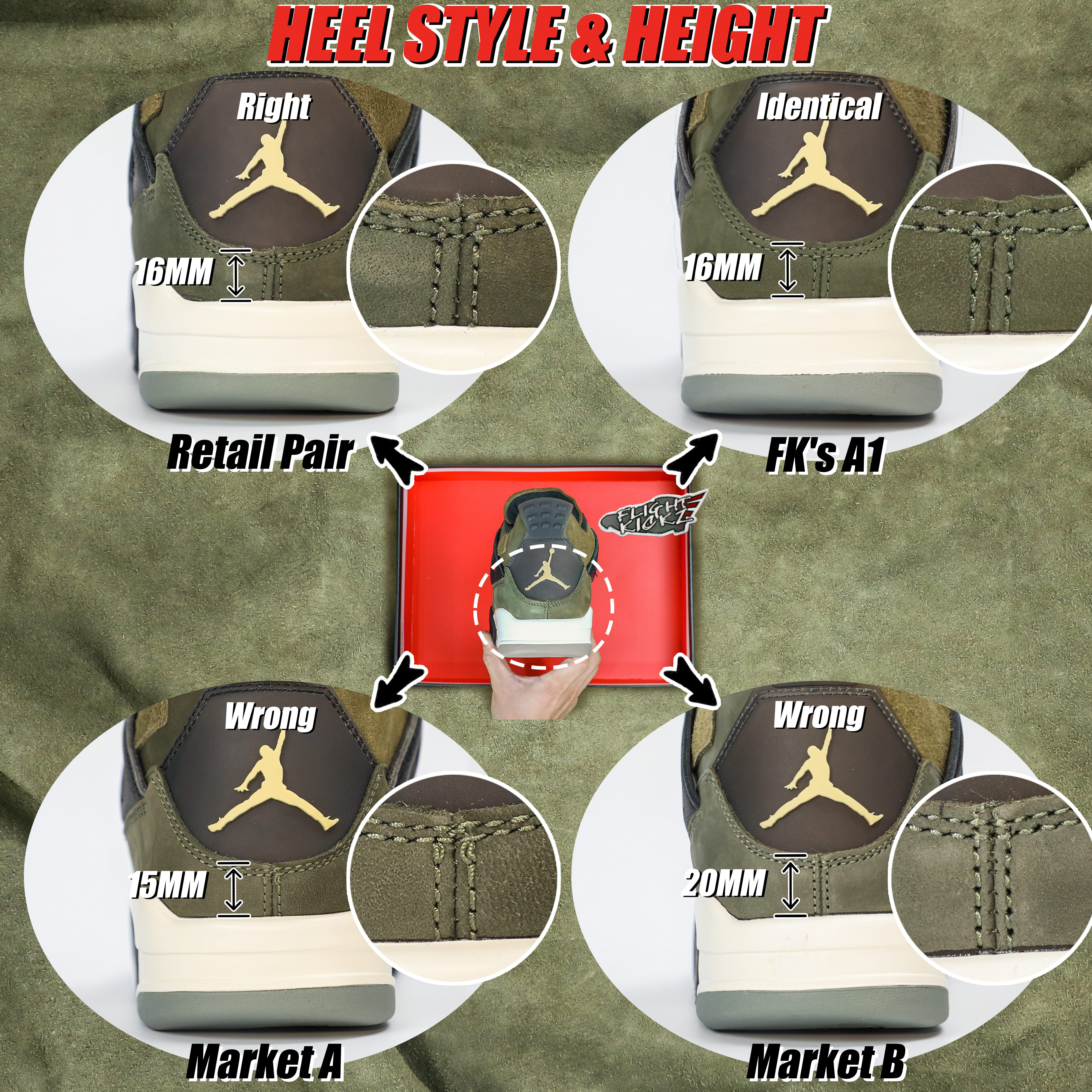 Air Jordan 4 Retro SE Craft Medium Olive (LN5 A1)