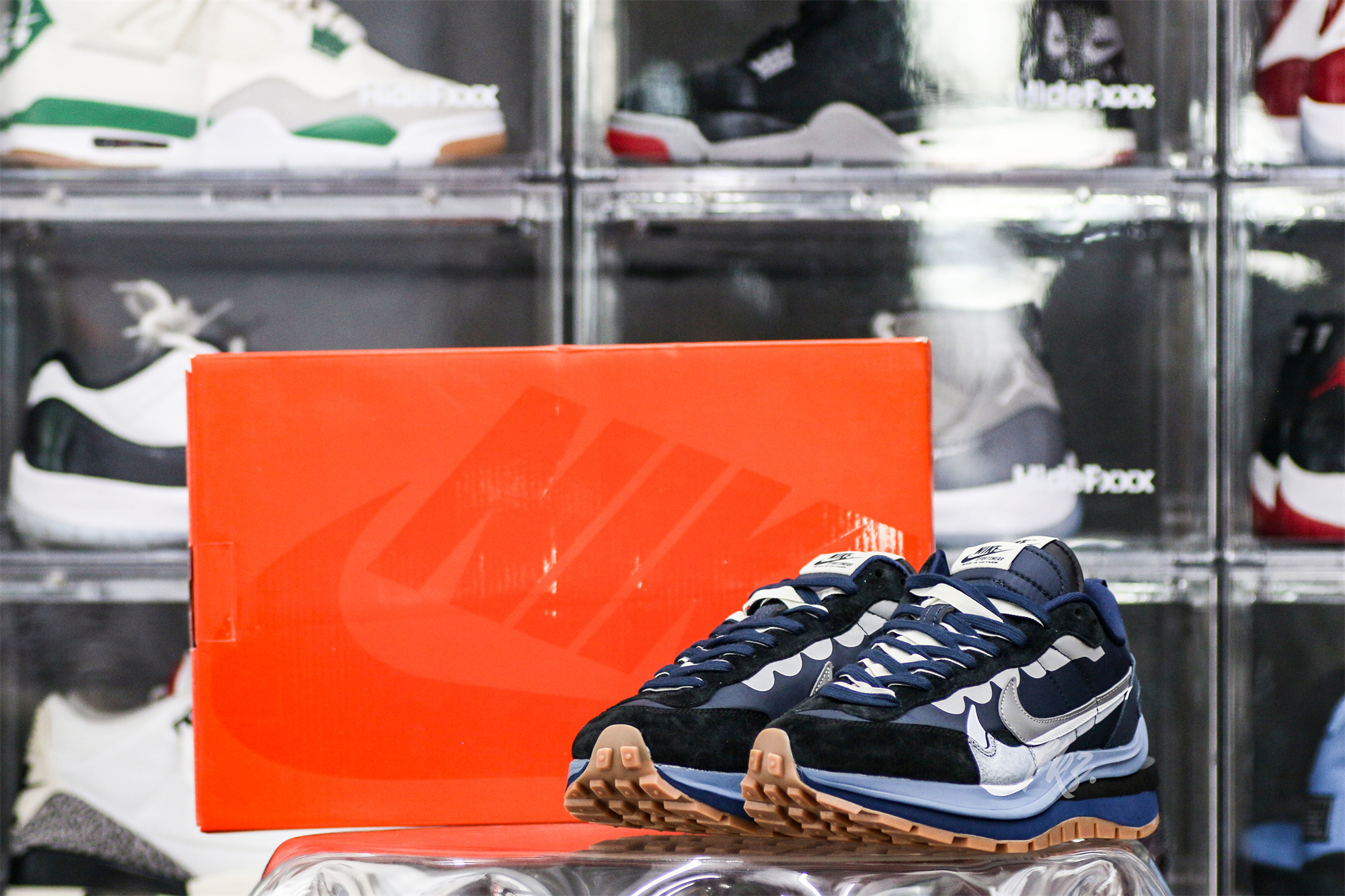 Sacai x Nike VaporWaffle 3.0 White Grey Blue