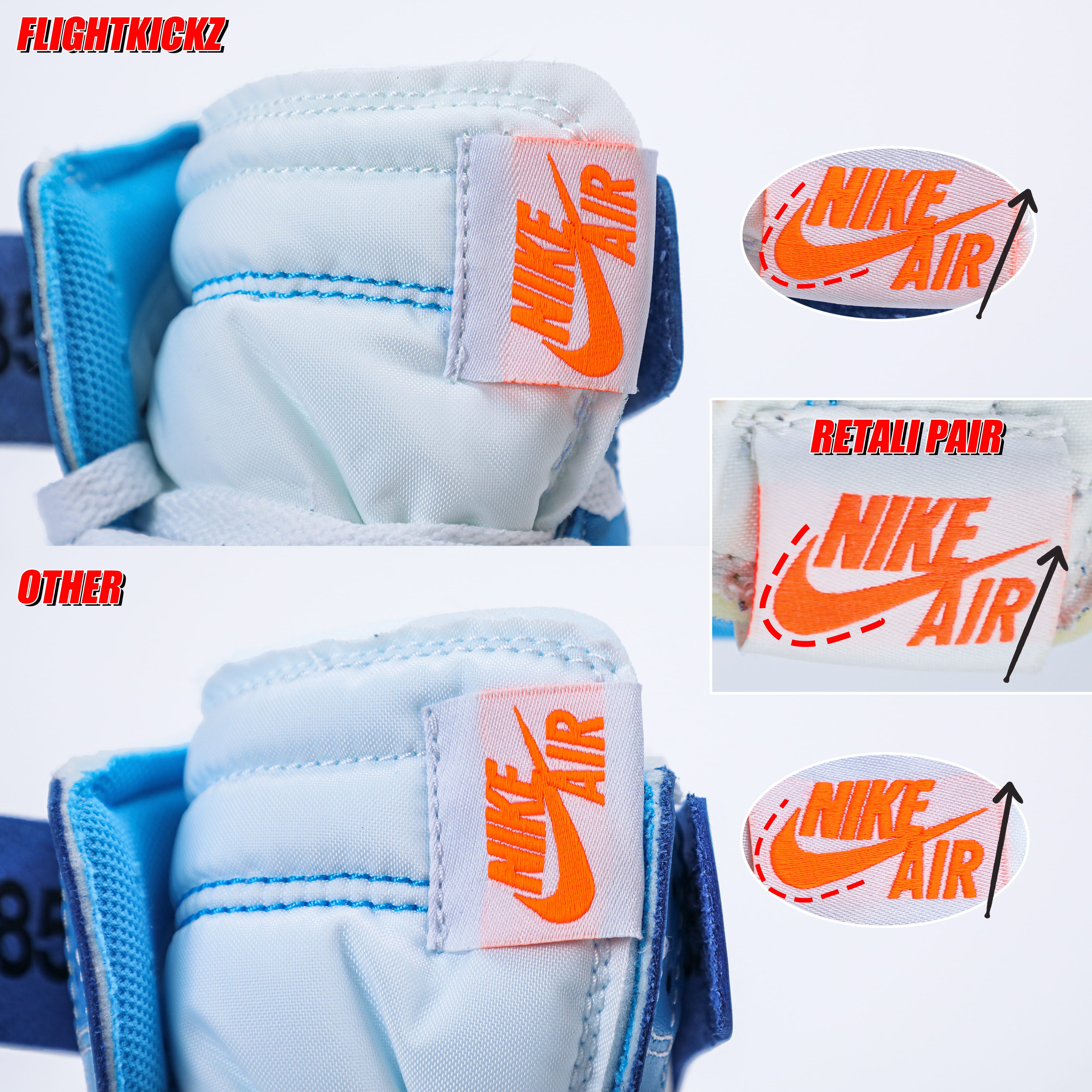 Off white X Air Jordan 1 UNC NRG 2018 (LN5 A1 Batch)