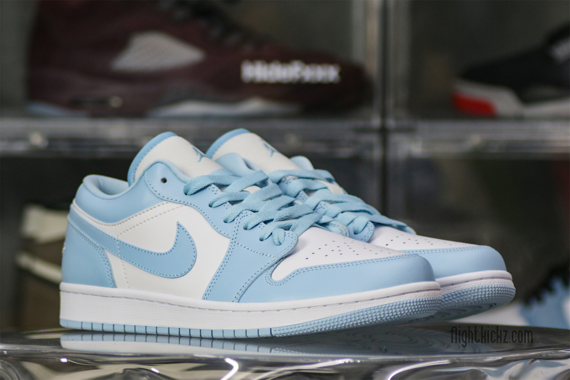 Air Jordan 1 Retro Low White Ice Blue