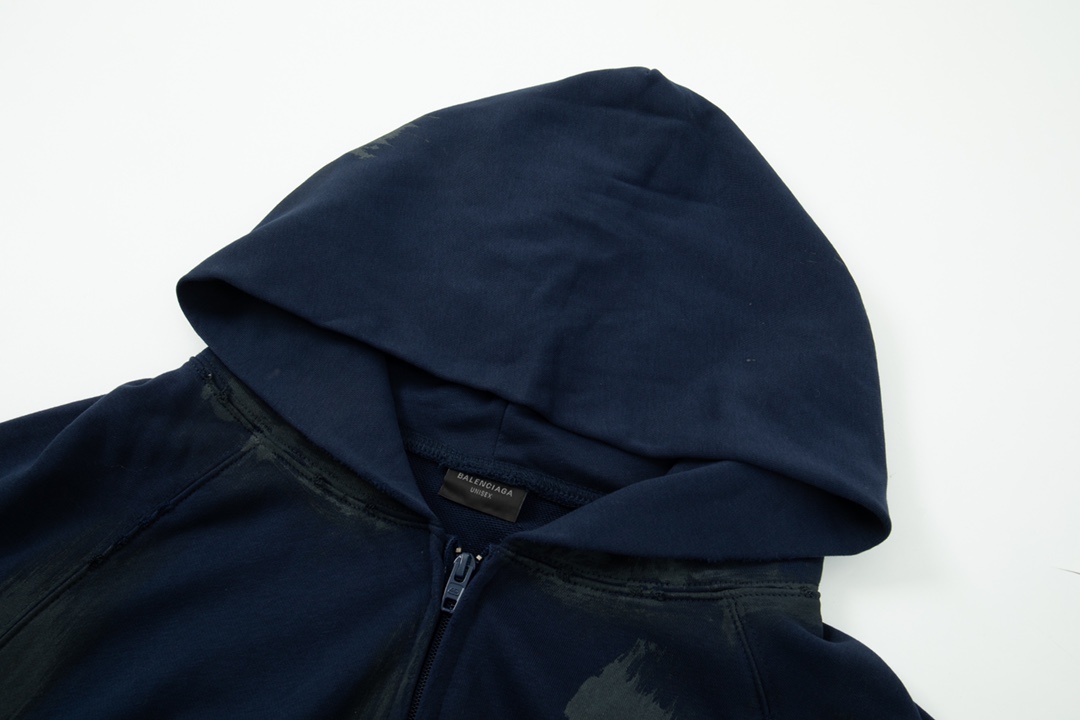 Balancig* Zip Up Hoodie ‘Dark Navy’
