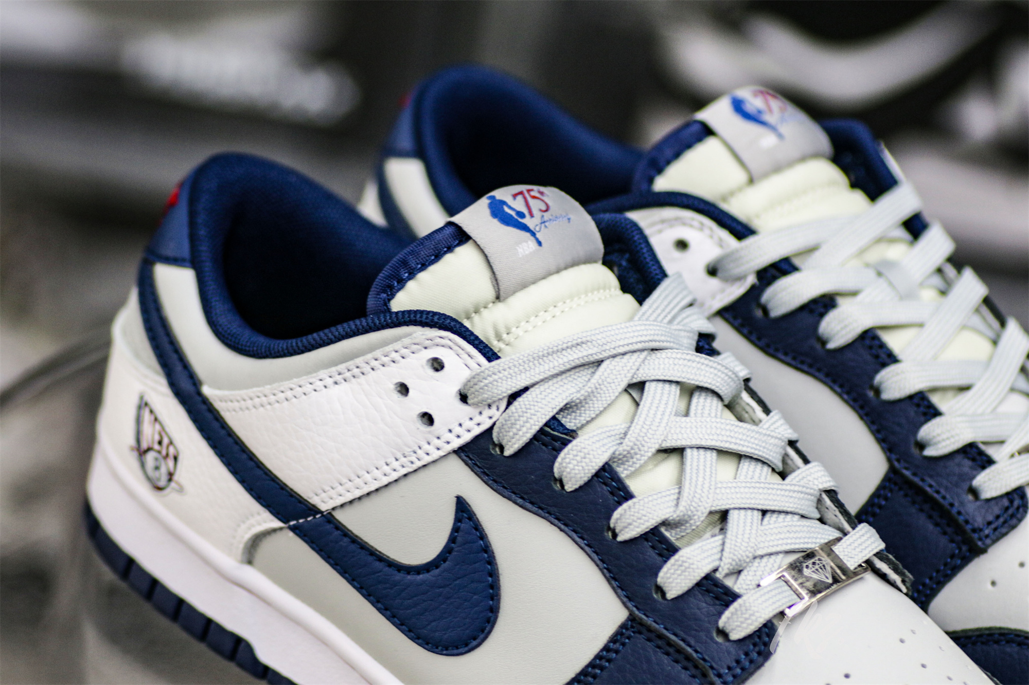 Nike Dunk Low EMB NBA 75th Anniversary Brooklyn Nets