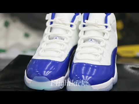 Air Jordan 11 Retro Concord Sketch White Royal Blue Oxidized