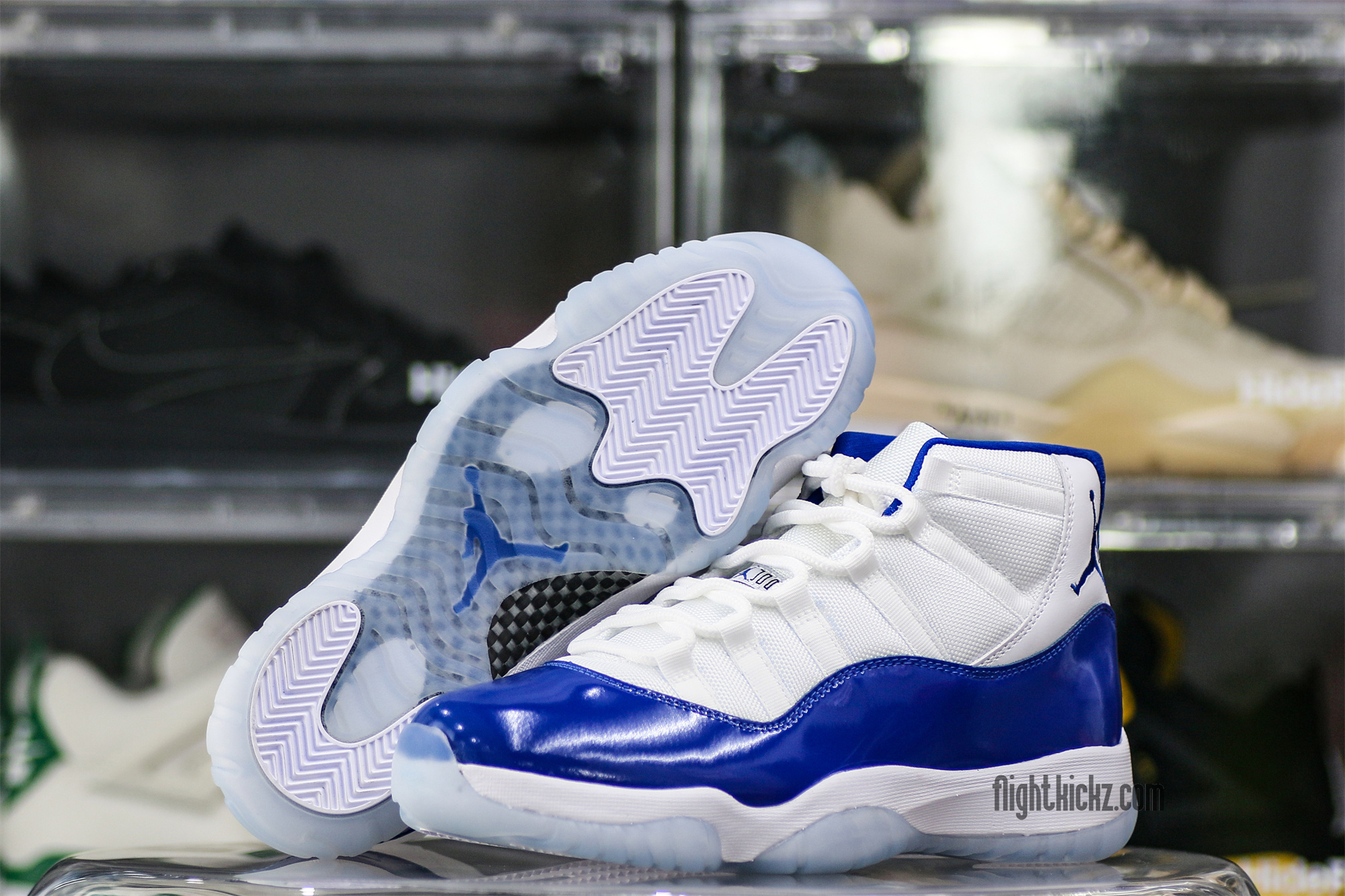 Air Jordan 11 Retro Concord Sketch White Royal Blue Oxidized