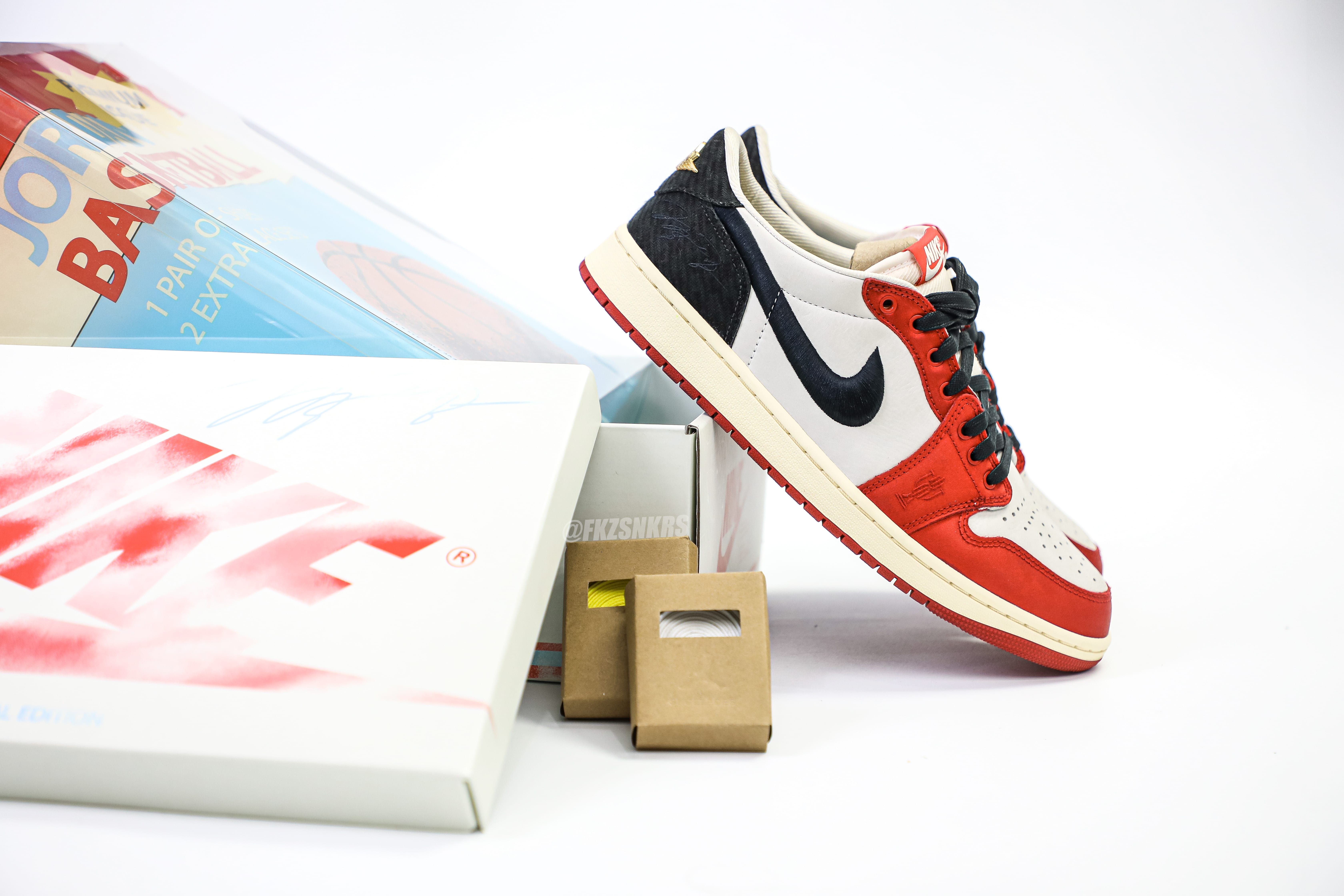 Trophy Room X Air Jordan 1 Retro Low OG SP Away 2024（LN5 A1 Batch）