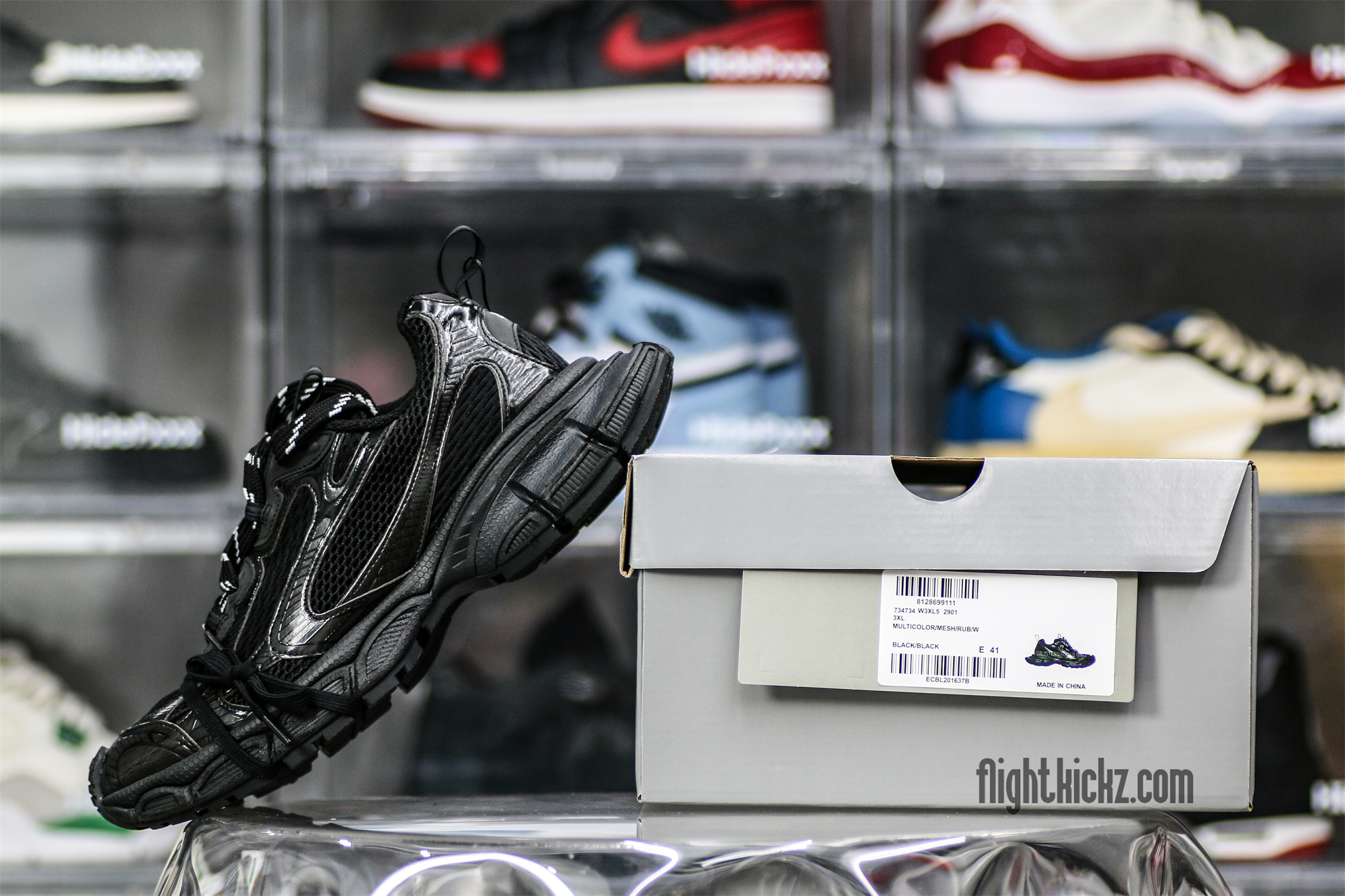 Balenciag* 3XL Runner Black