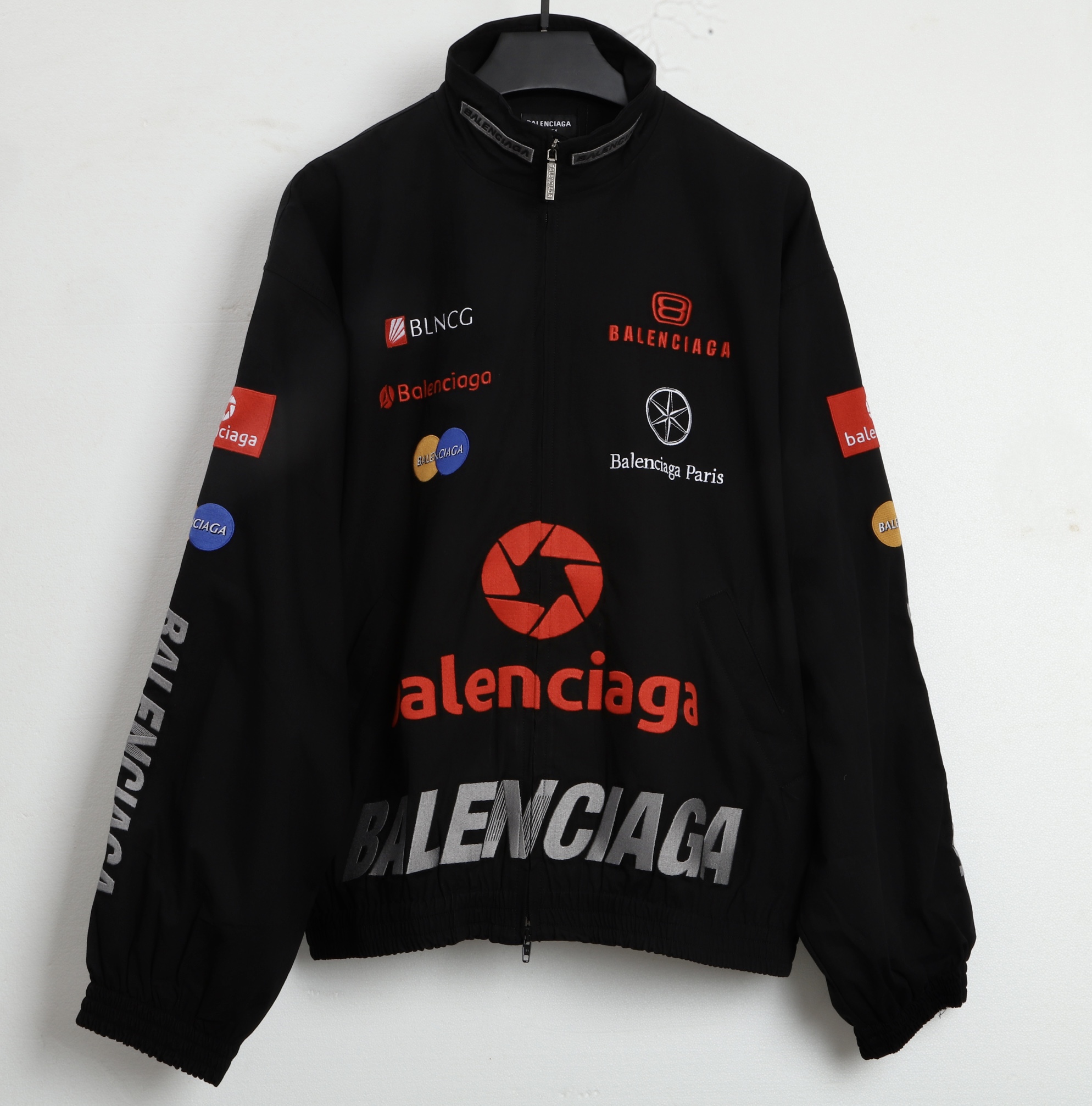 Balancig* logo-print Zip Jacket