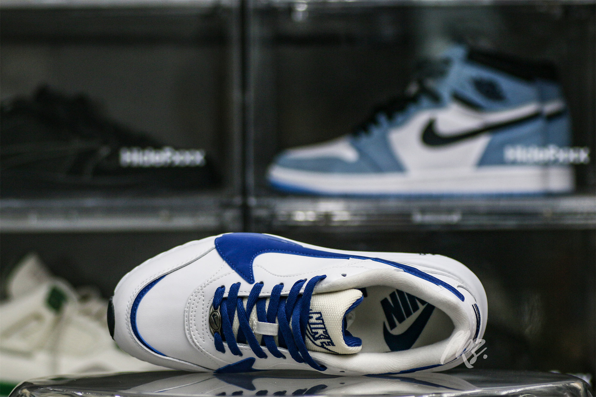 Nike Air Grudge Leather White Blue