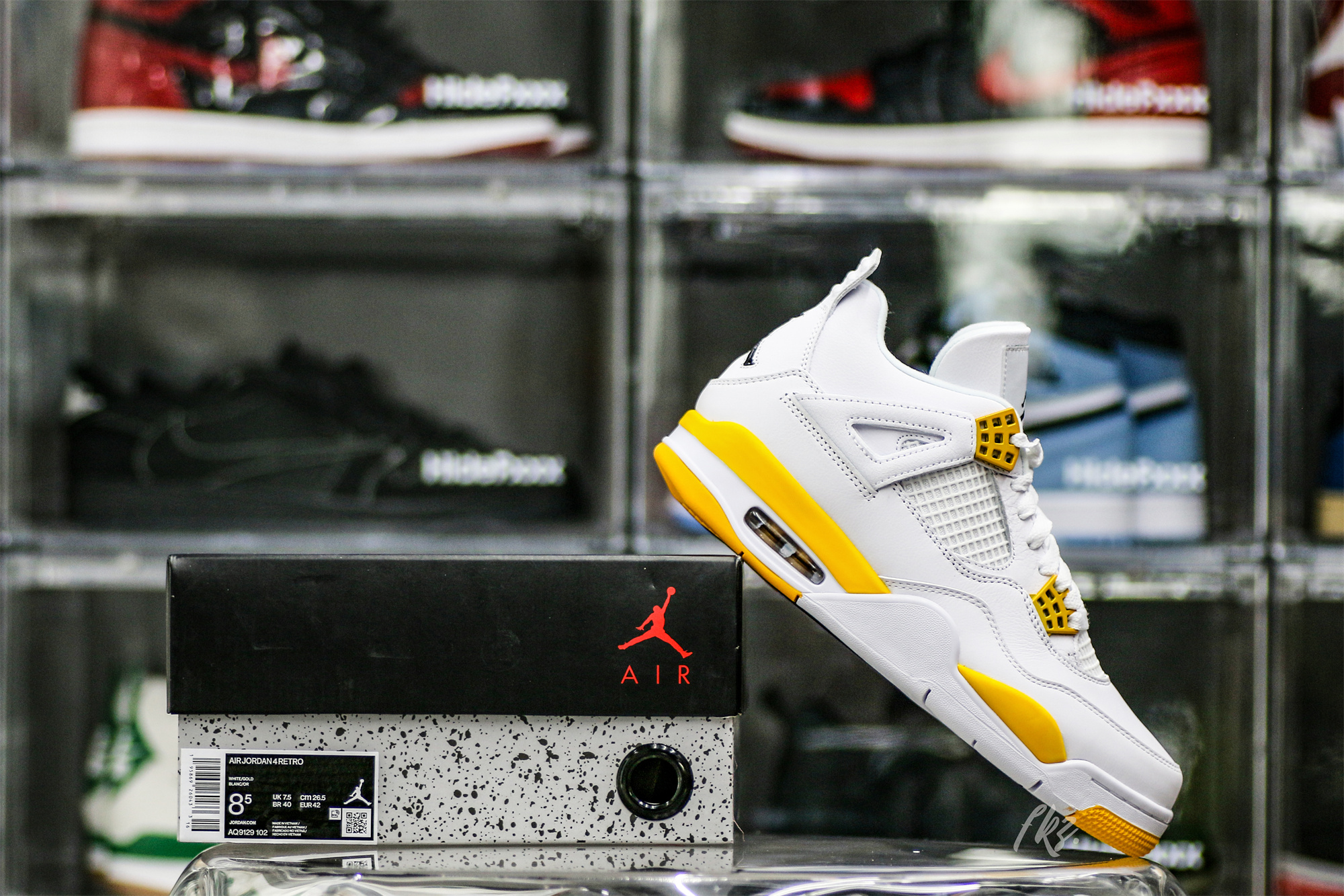 Air Jordan 4 Retro ‘Vivid Sulfur’ Wms 2024