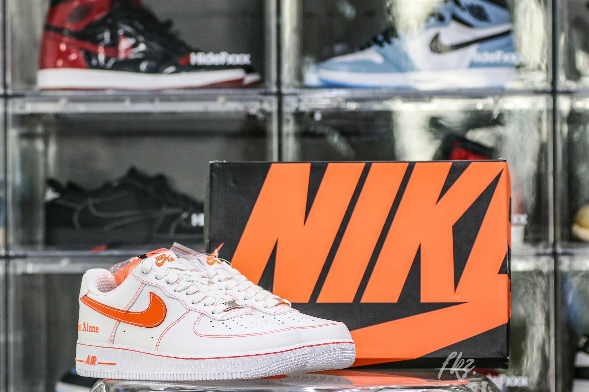 VLONE x Nike Air Force 1 White/Total Orange