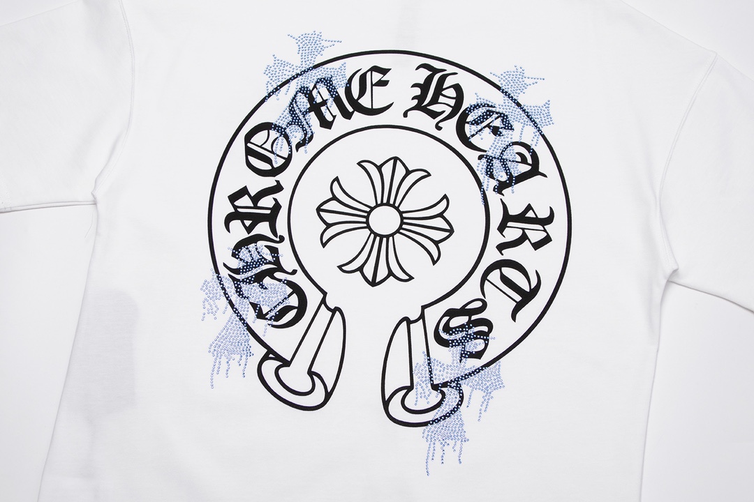 Ch*0me He**ts horse shoe logo pocket t-shirt 2024