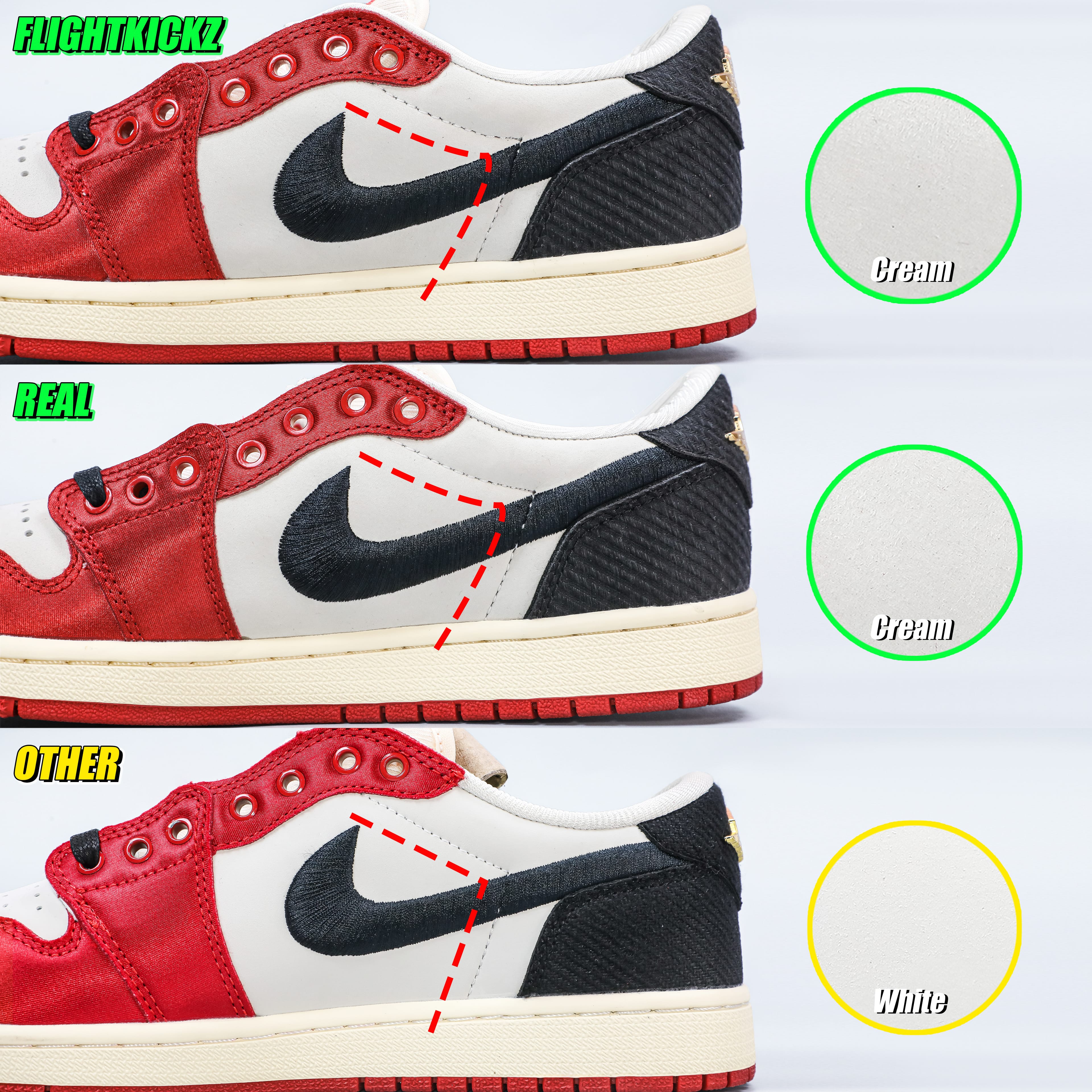 Trophy Room X Air Jordan 1 Retro Low OG SP Away 2024（LN5 A1 Batch）