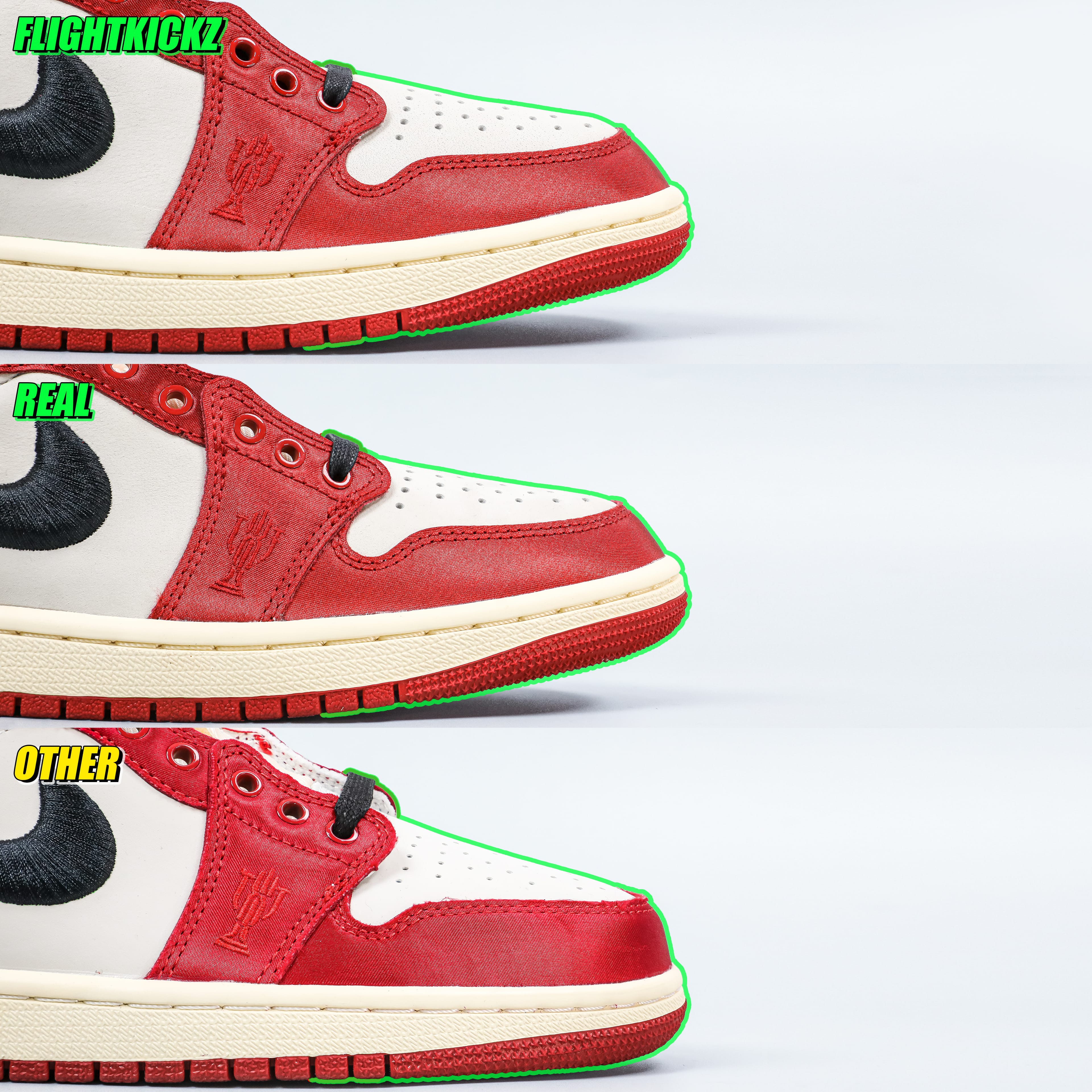 Trophy Room X Air Jordan 1 Retro Low OG SP Away 2024（LN5 A1 Batch）