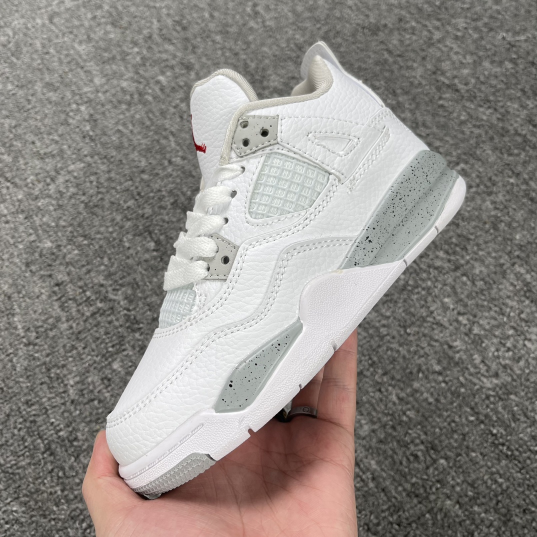 Air Jordan 4 Retro ”White Oreo“Kid Preschool