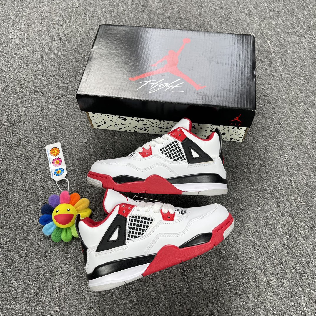 Air Jordan 4 Retro ‘Fire Red’ 2020 PS Kid