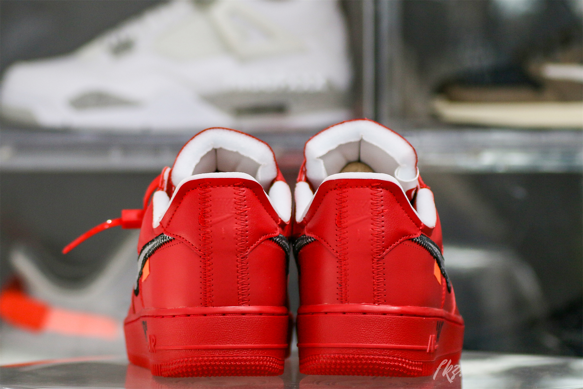 Nike Off-White Air Force 1 AF1 University Red