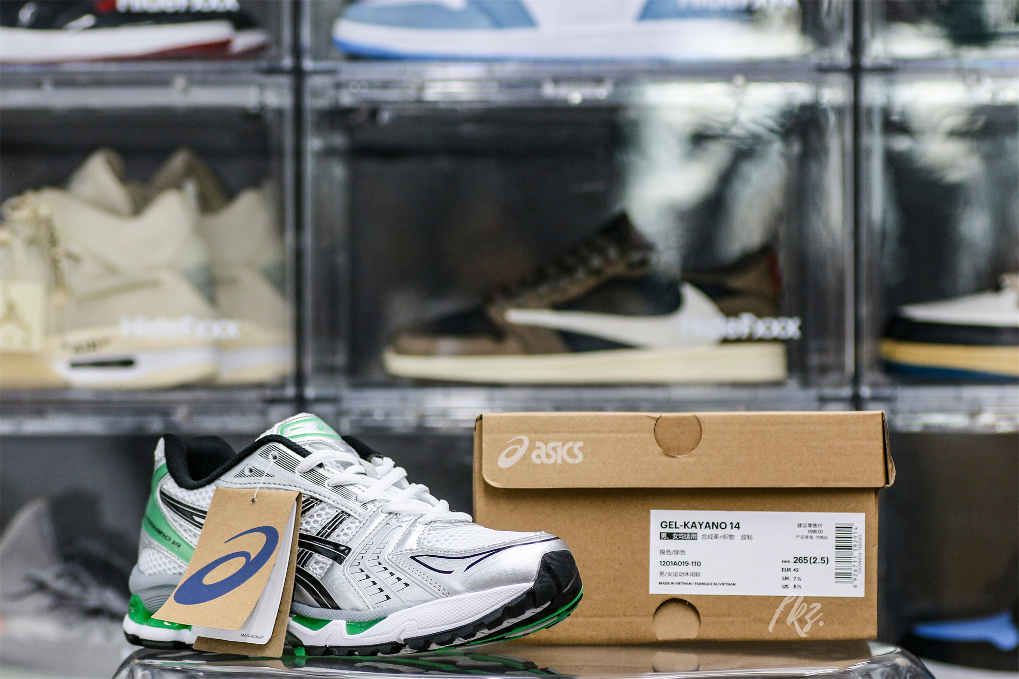 Gel Kayano 14 White Malachite Green