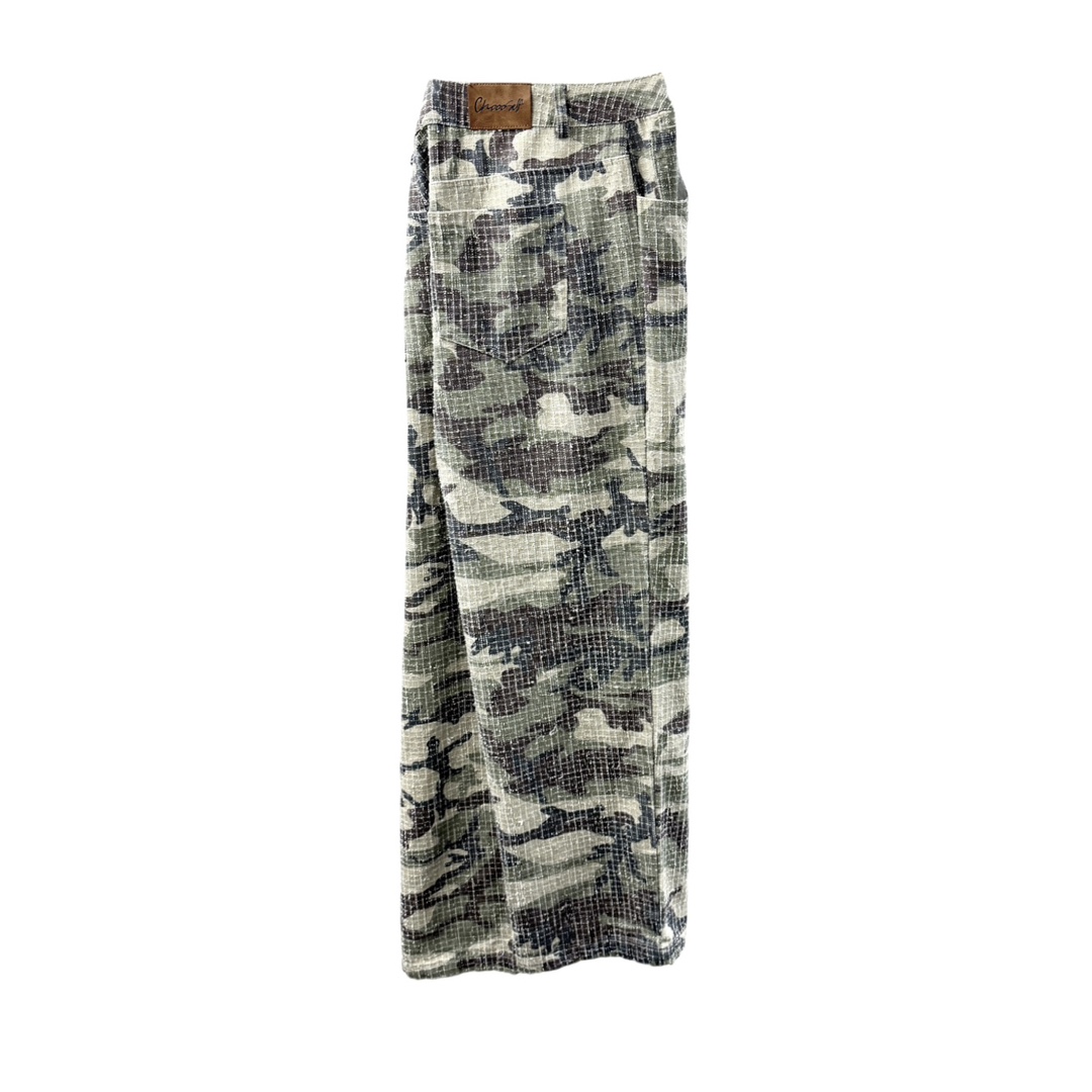 Big Ol’ Camo Canvas Needlepunch Jeans