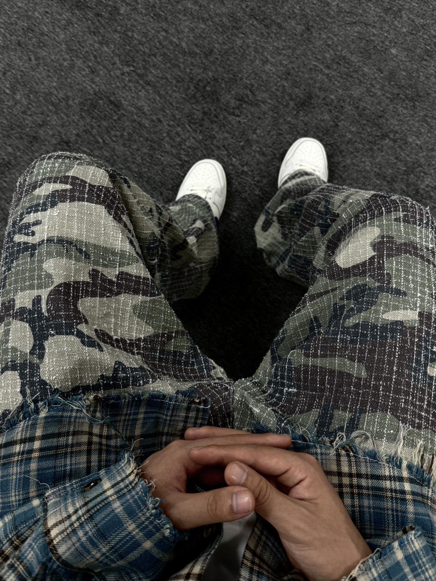Big Ol’ Camo Canvas Needlepunch Jeans