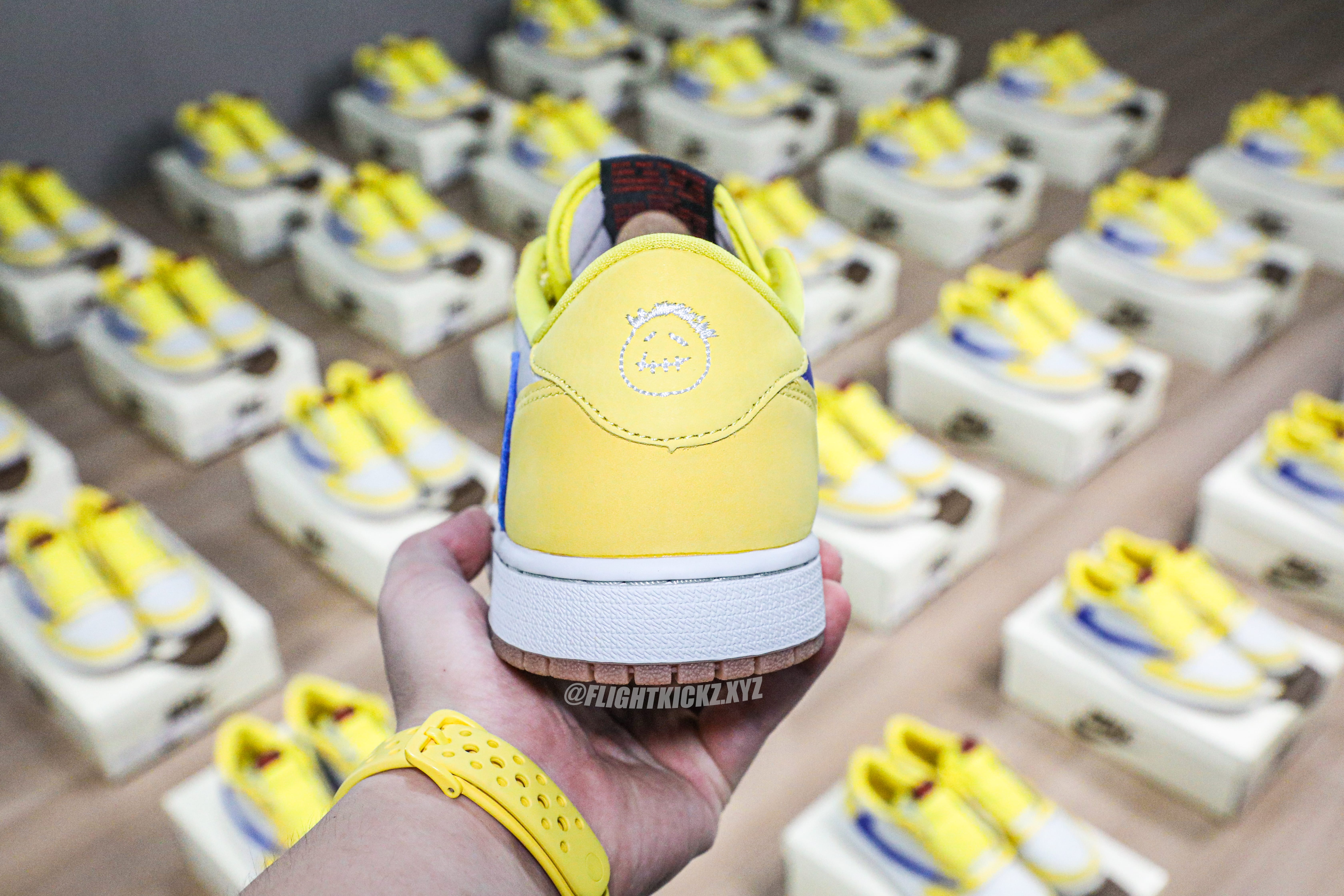 Travis Scott x Air Jordan 1 Retro Low OG SP “Elkins/Canary Yellow” (LN5 A1 batch)