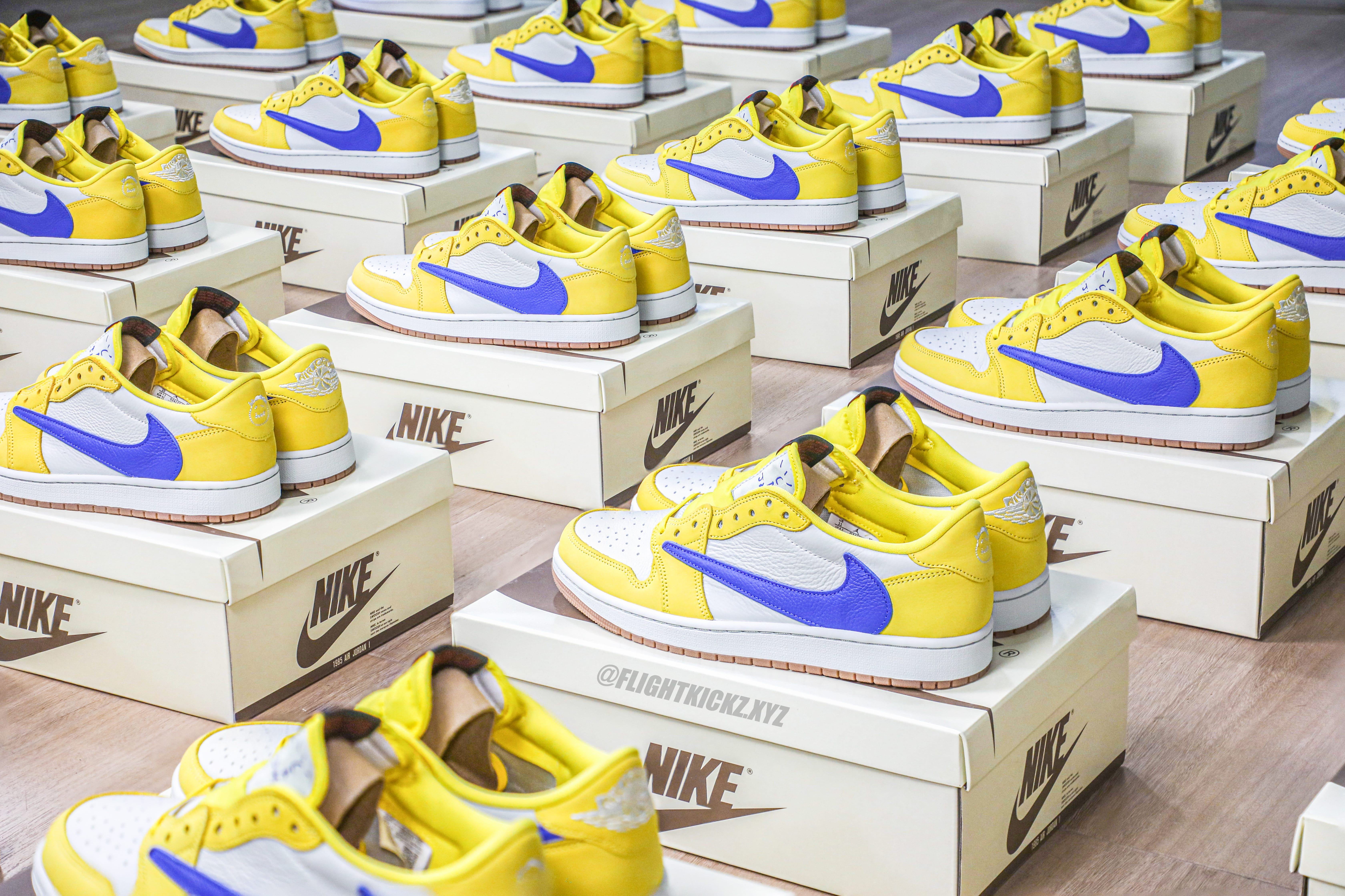 Travis Scott x Air Jordan 1 Retro Low OG SP “Elkins/Canary Yellow” (LN5 A1 batch)