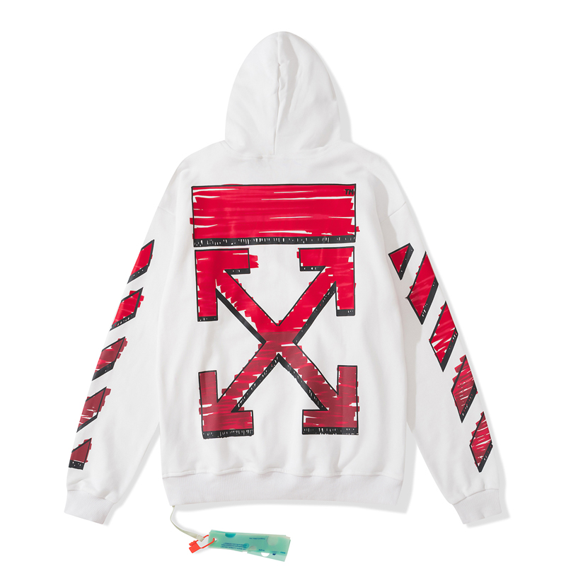 OFF-WHITE Marker Arrows Print Hoodie