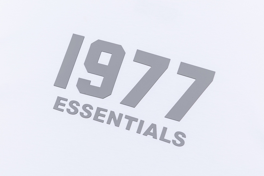 Fear of god 1977 flocking print long-sleeved Tee