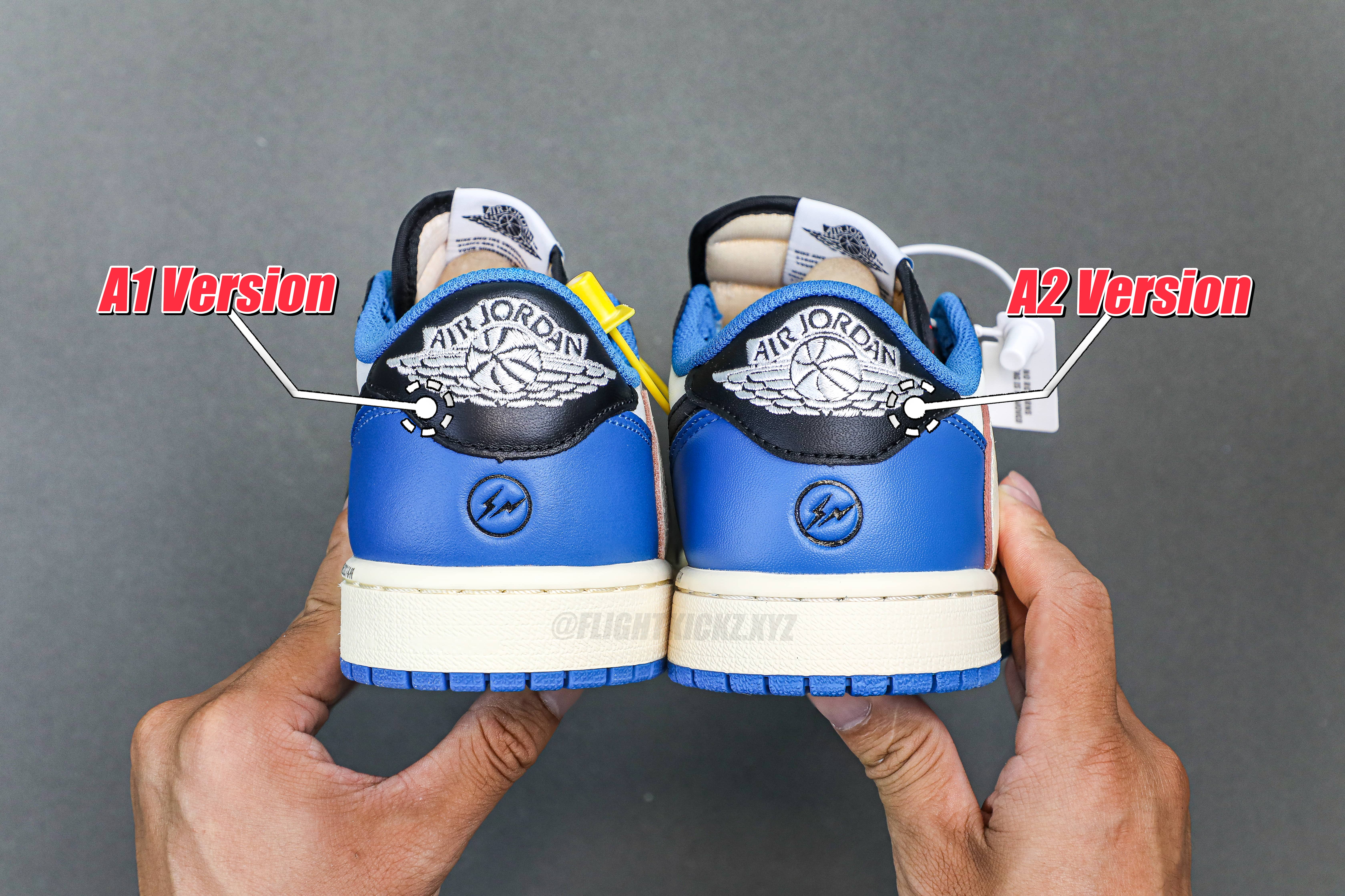 Fragment x Travis Scott x Air Jordan 1 Low（A2 Batch)