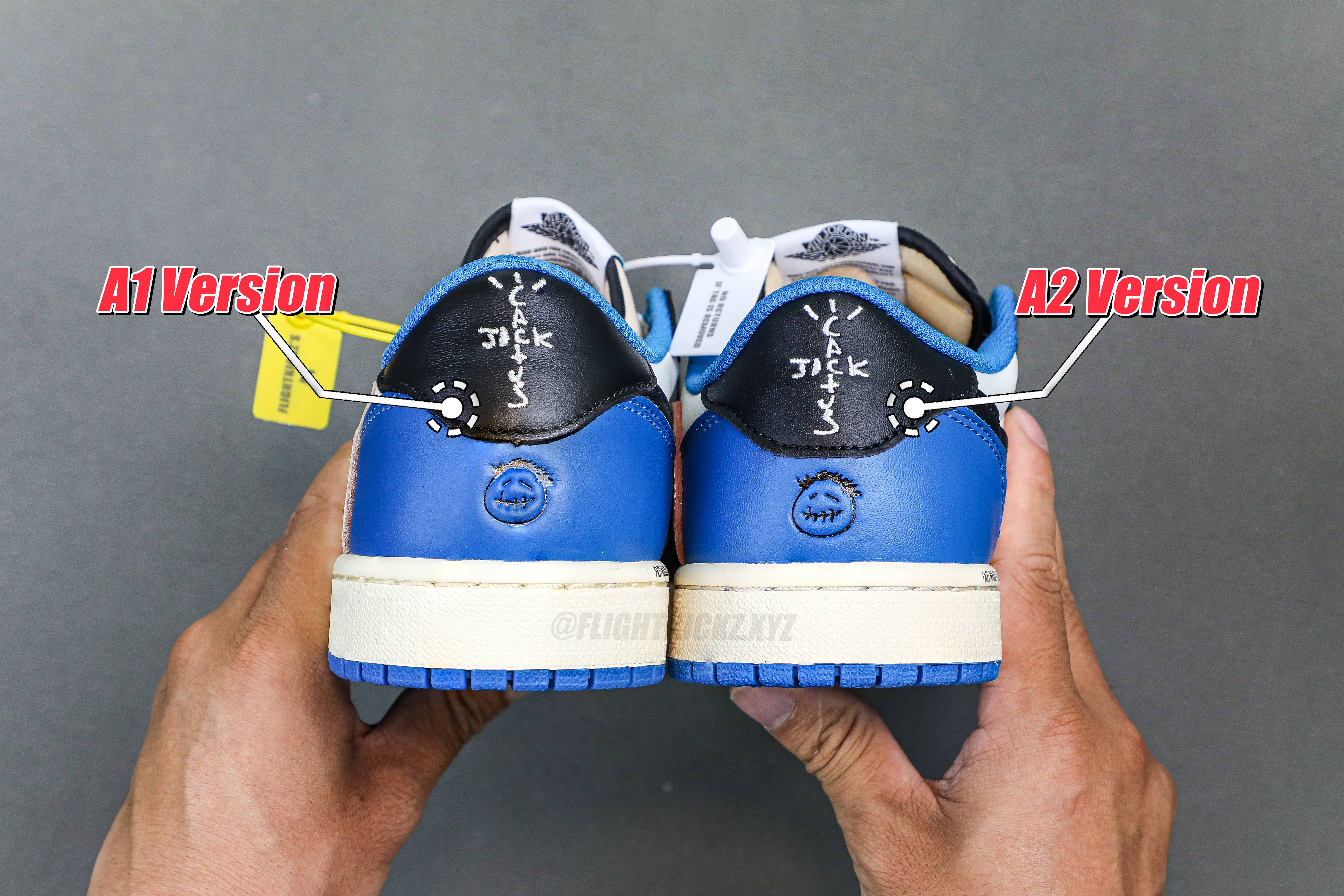 Fragment x Travis Scott x Air Jordan 1 Low（A2 Batch)