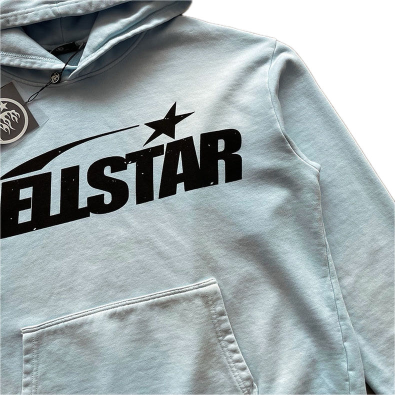 Hell$tar Fire Sky Blue Hoodie