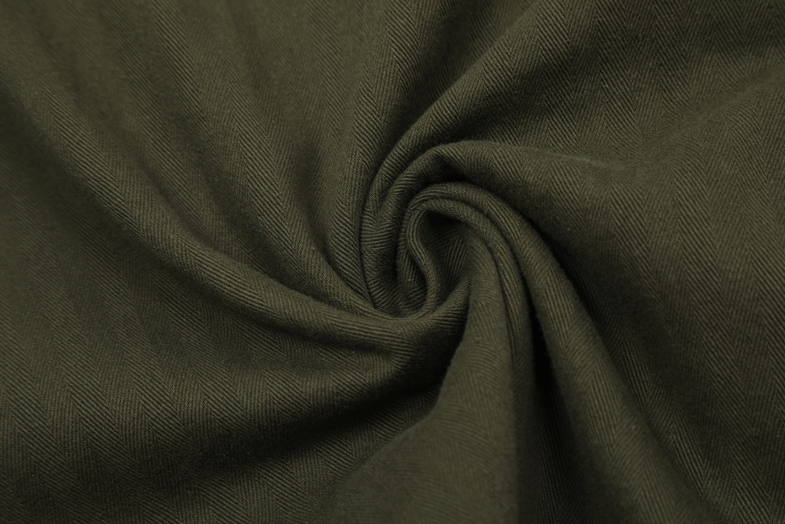 Ch*0me He**ts embroidered washed denim shirt jacket in military green