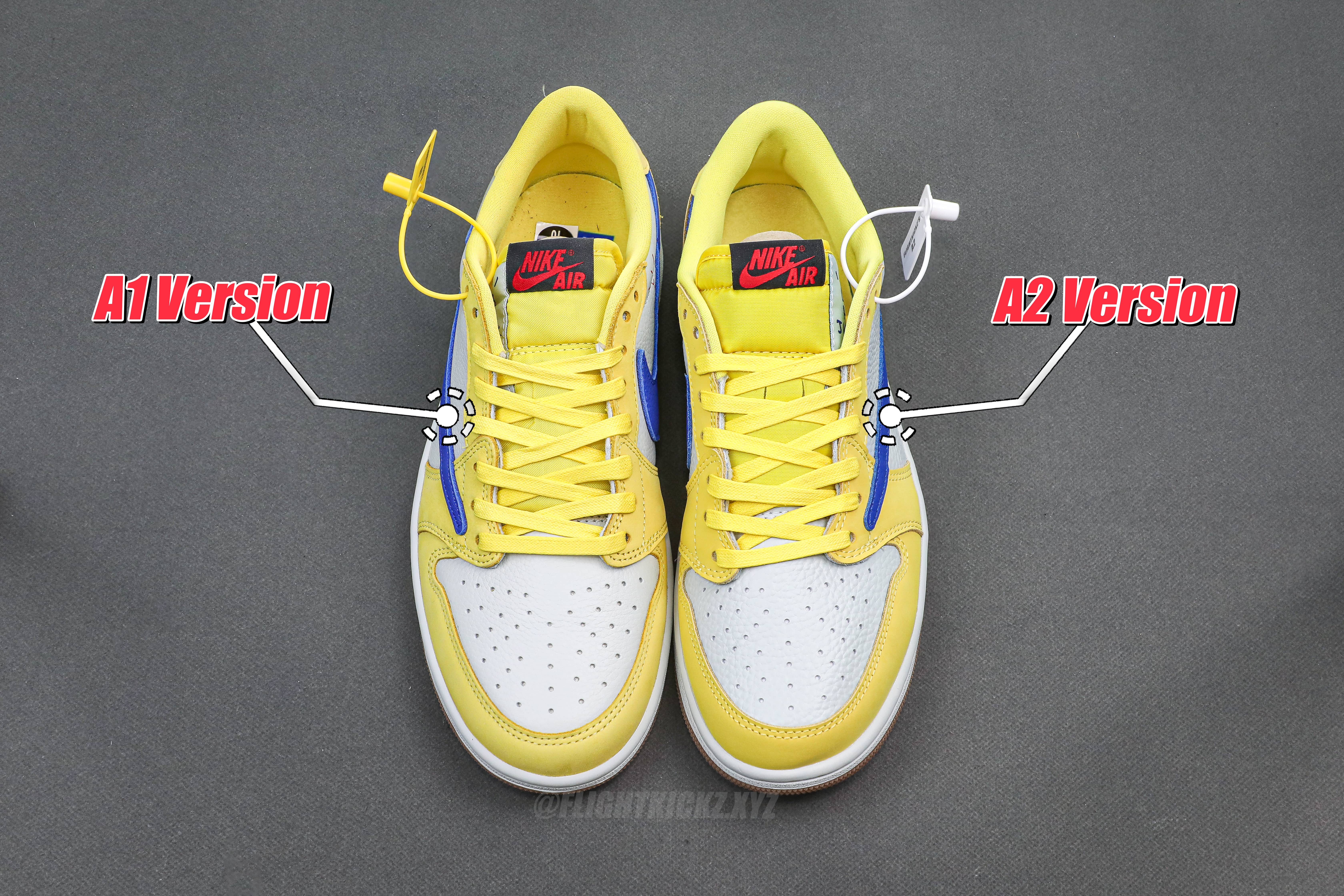 Travis Scott x Air Jordan 1 Retro Low OG SP “ElkinsCanary Yellow”(A2 Batch)