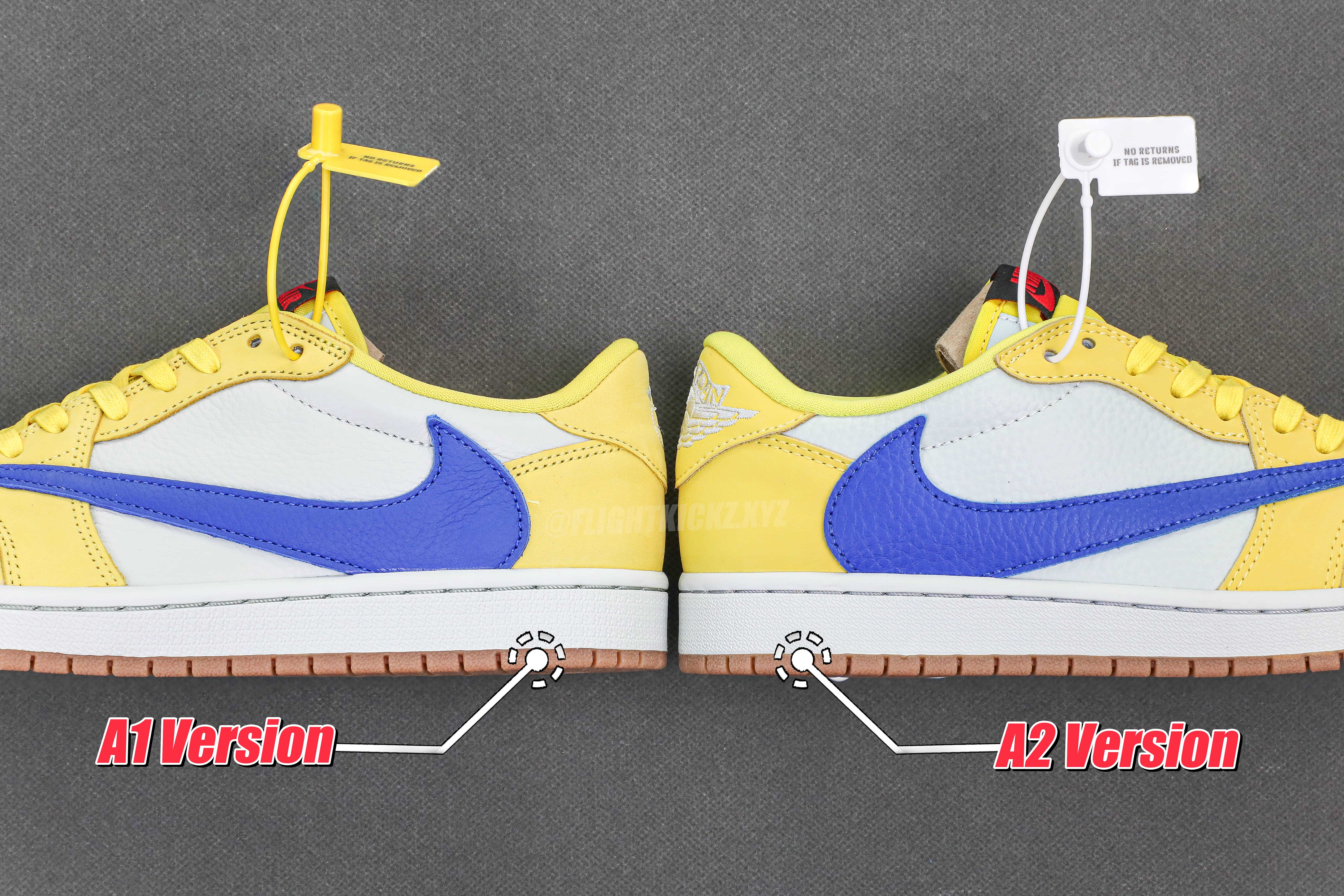 Travis Scott x Air Jordan 1 Retro Low OG SP “ElkinsCanary Yellow”(A2 Batch)