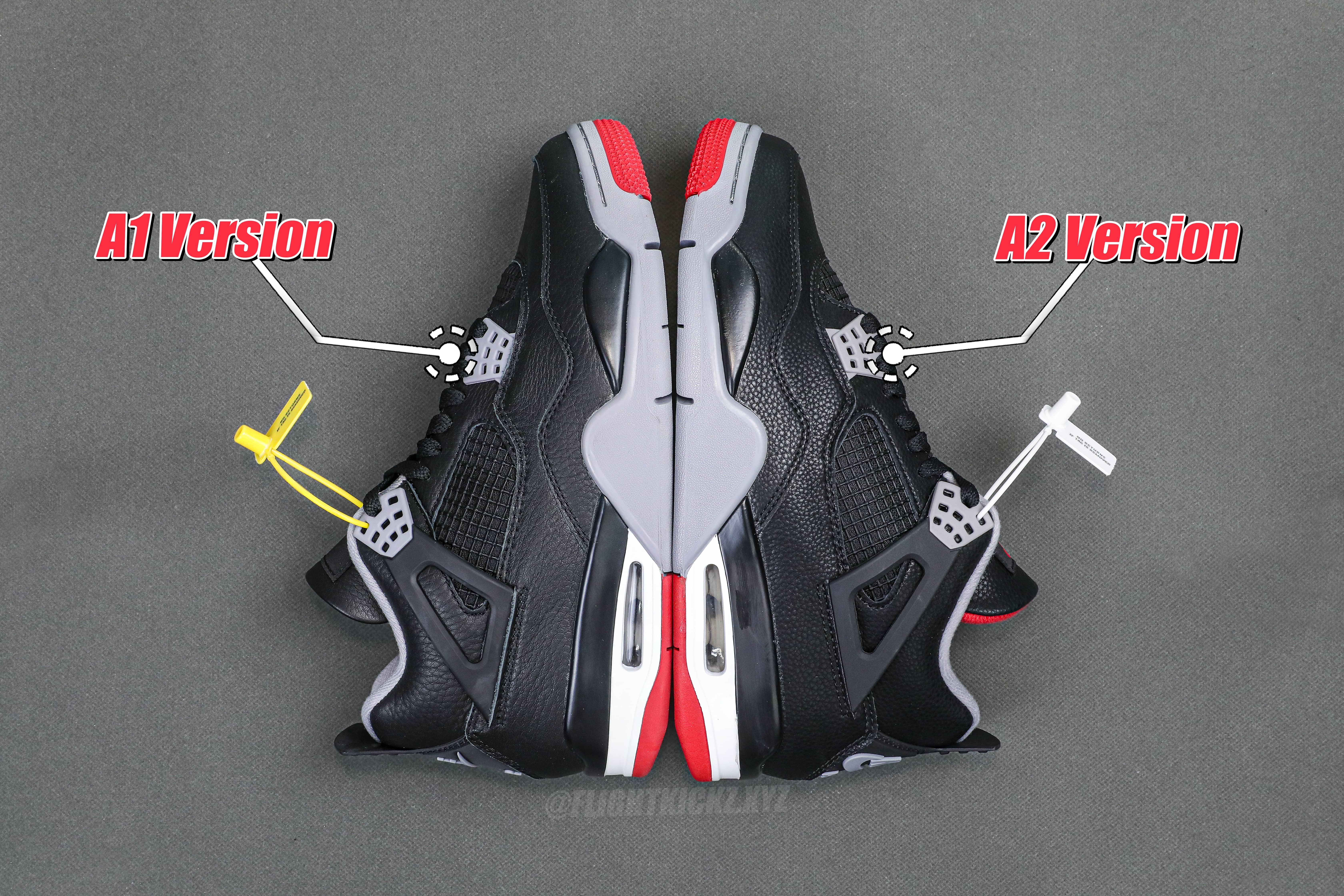 Air Jordan 4 Retro Bred Reimagined (A2 Batch)