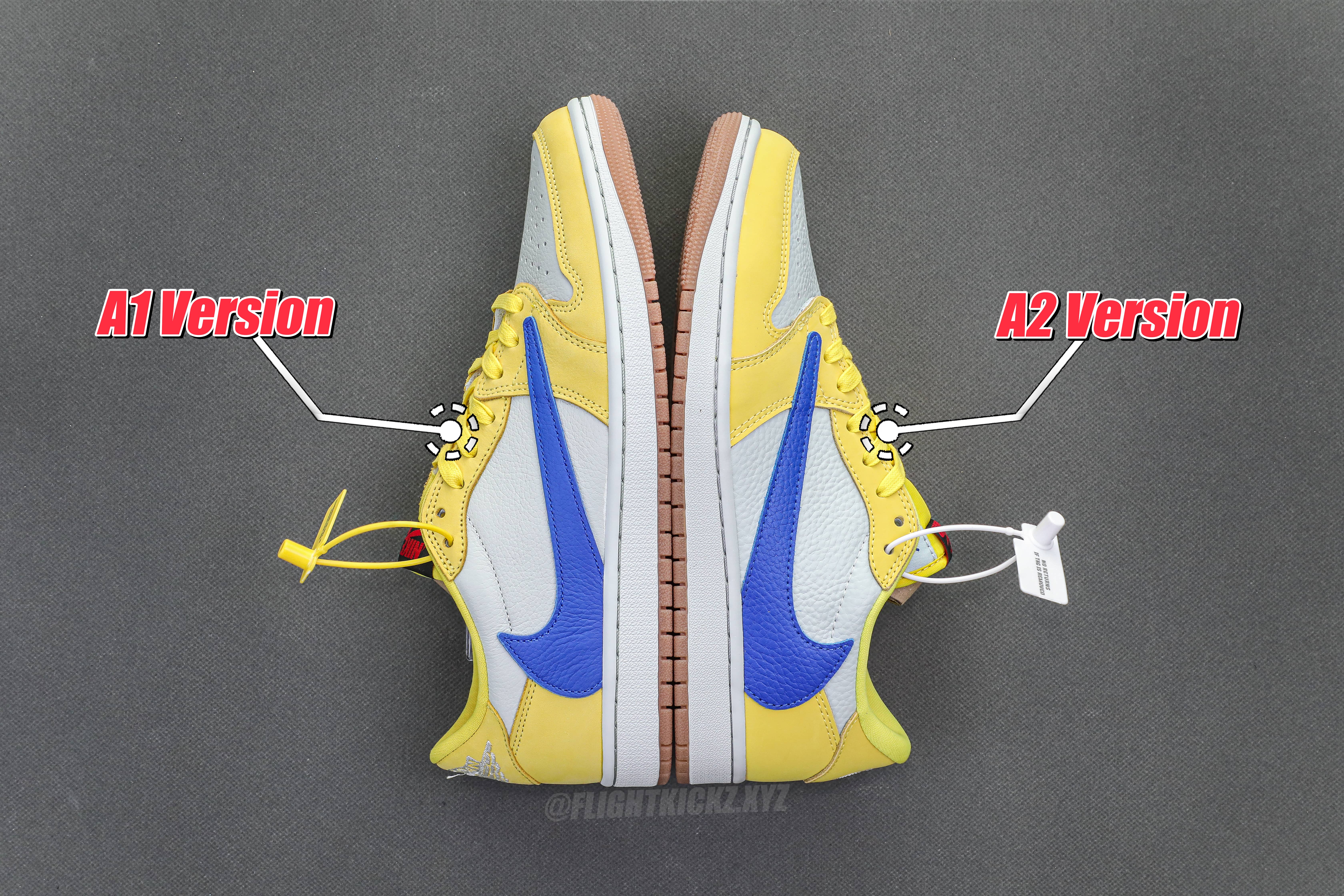 Travis Scott x Air Jordan 1 Retro Low OG SP “ElkinsCanary Yellow”(A2 Batch)