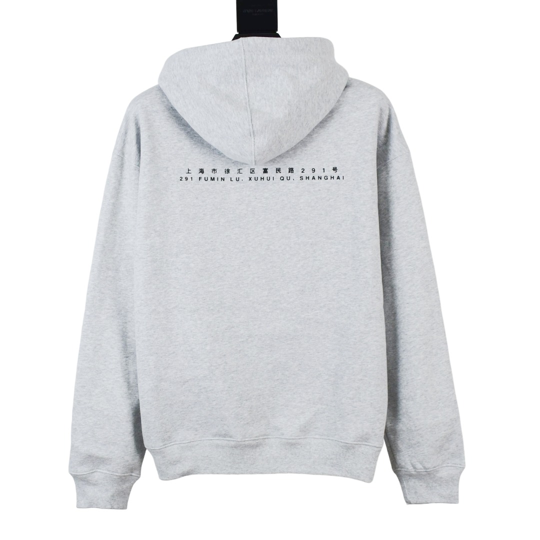 Suprem3 24ss SHANGHAI BOX LOGO Hoodie