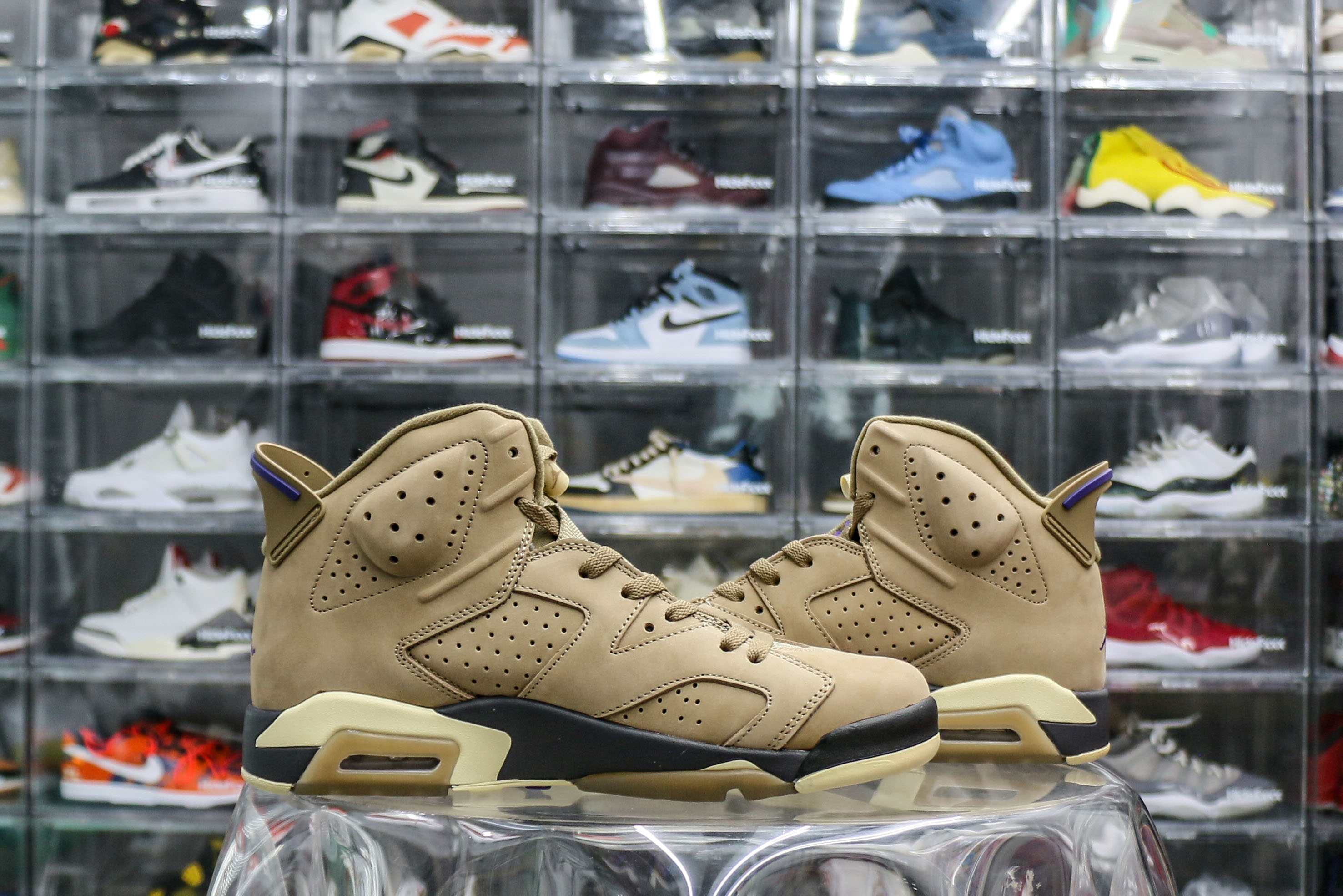 Air Jordan 6 Retro GORE TEX Brown Kelp Wmns