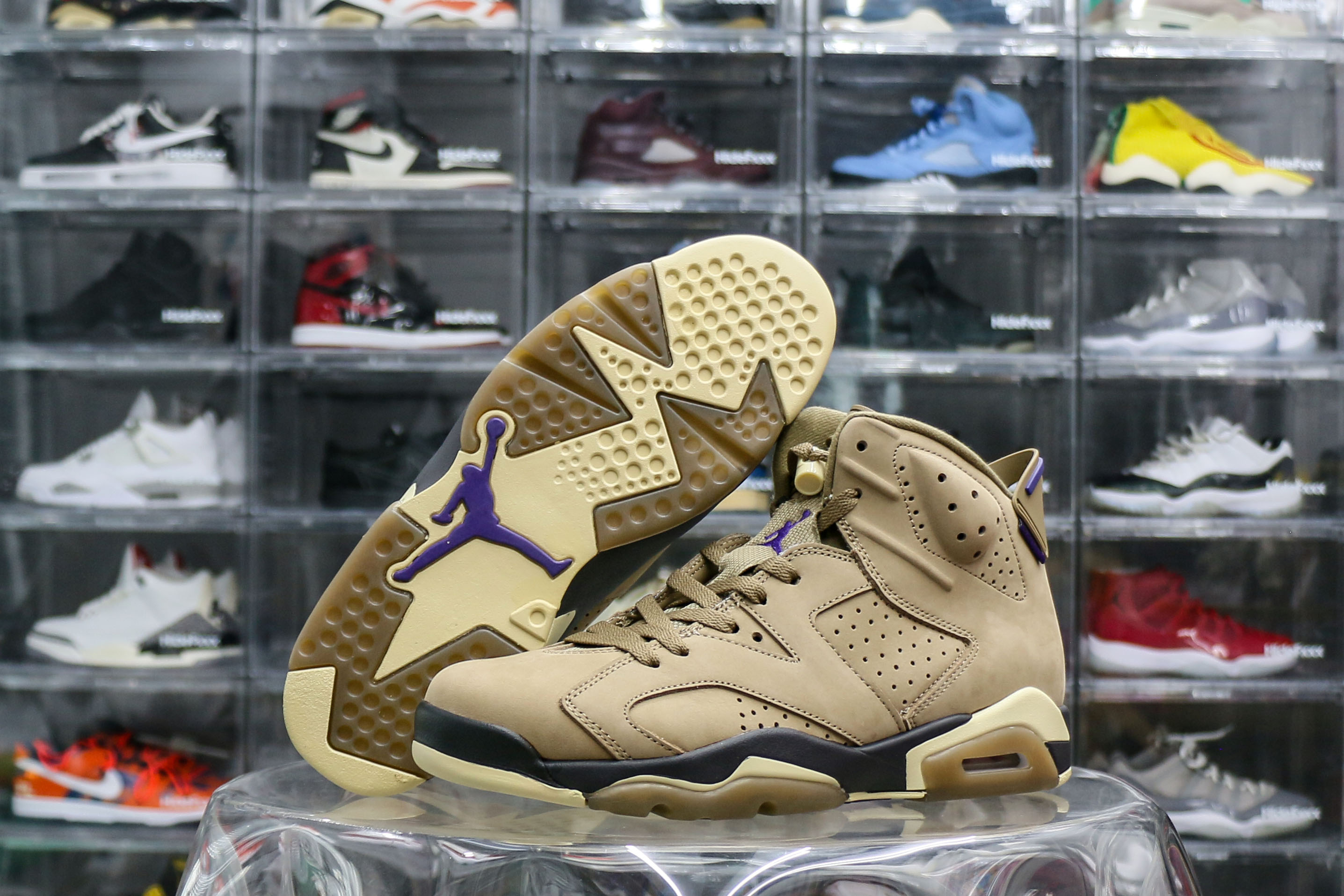 Air Jordan 6 Retro GORE TEX Brown Kelp Wmns