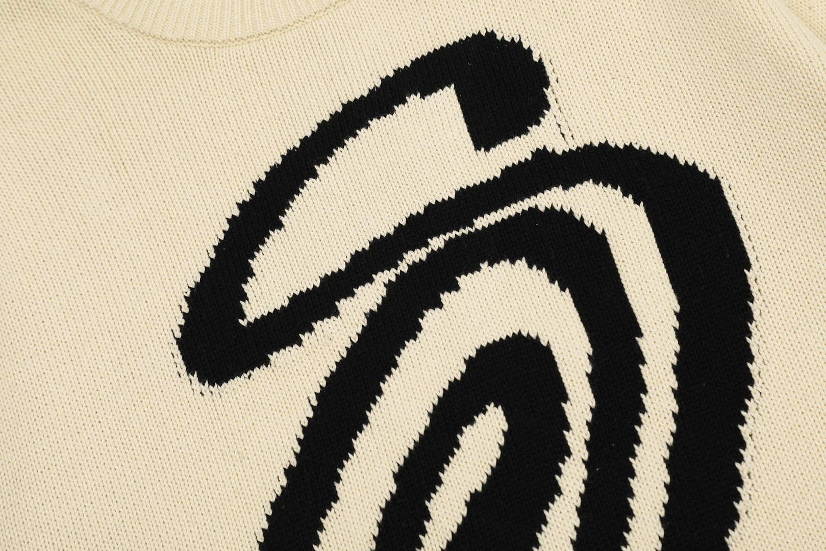 Stussy Hairy Plaid Cardigan Sweater