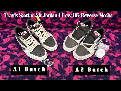 Travis Scott x Air Jordan 1 Low OG Reverse Mocha(A2 Batch)
