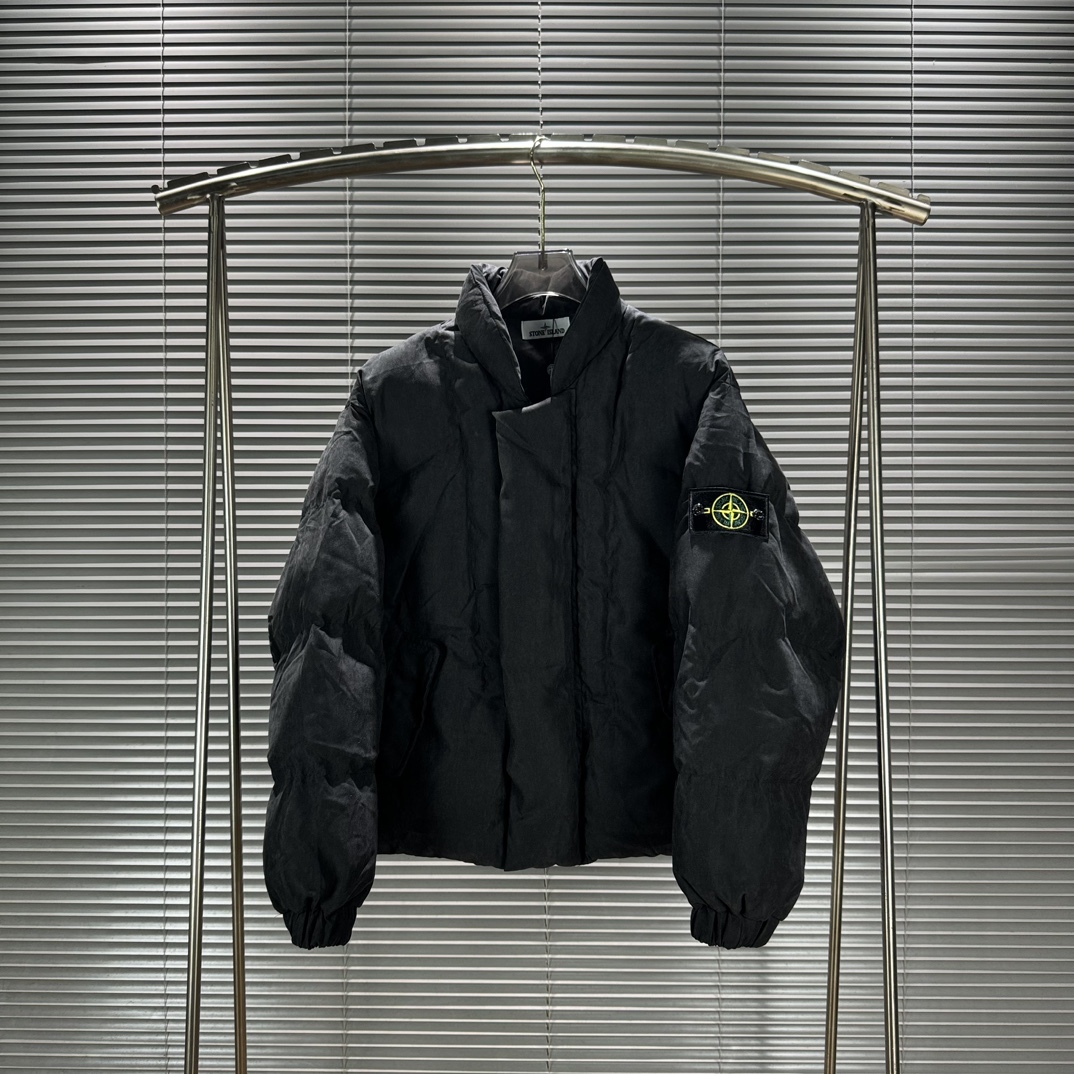 Stone 1sland Deconstructed silhouette short high street cotton jacket