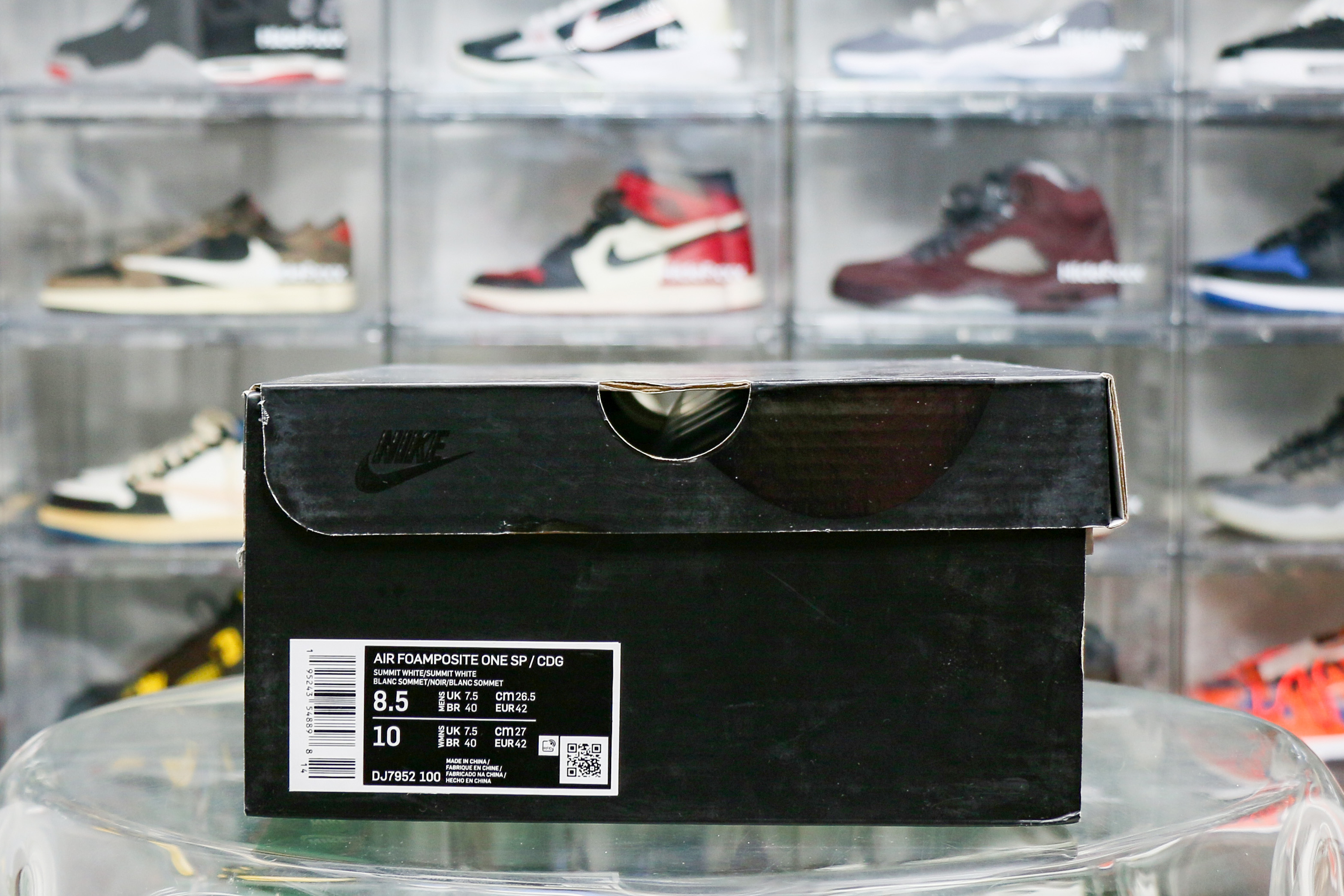 Nike Air Foamposite Comme des Garcons Homme Plus White